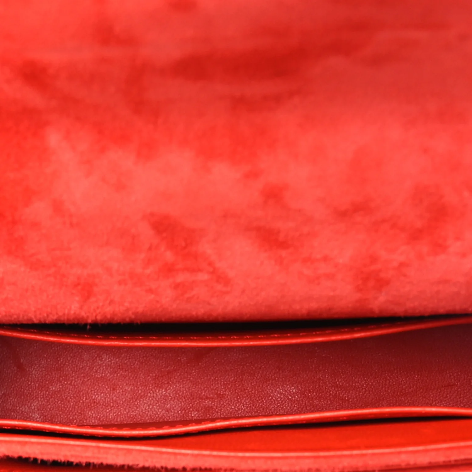 Veau Doblis Mini Verrou Chaine Bag Capucine - Image 5