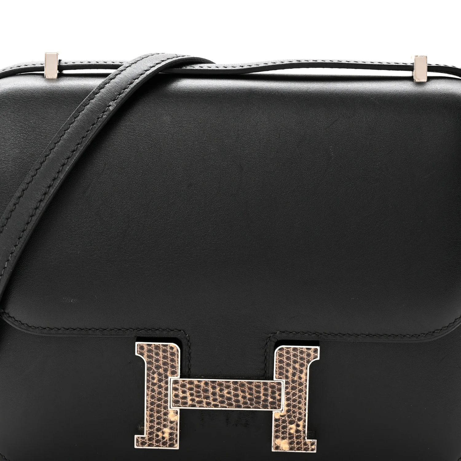 Veau Monsieur Lizard Constance 18 Black Ombre - Image 8