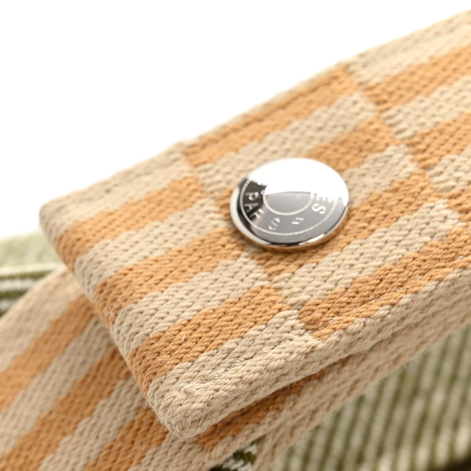 Wool Small Bride-A-Brac H Natte Pouch Vert Foret - Image 8