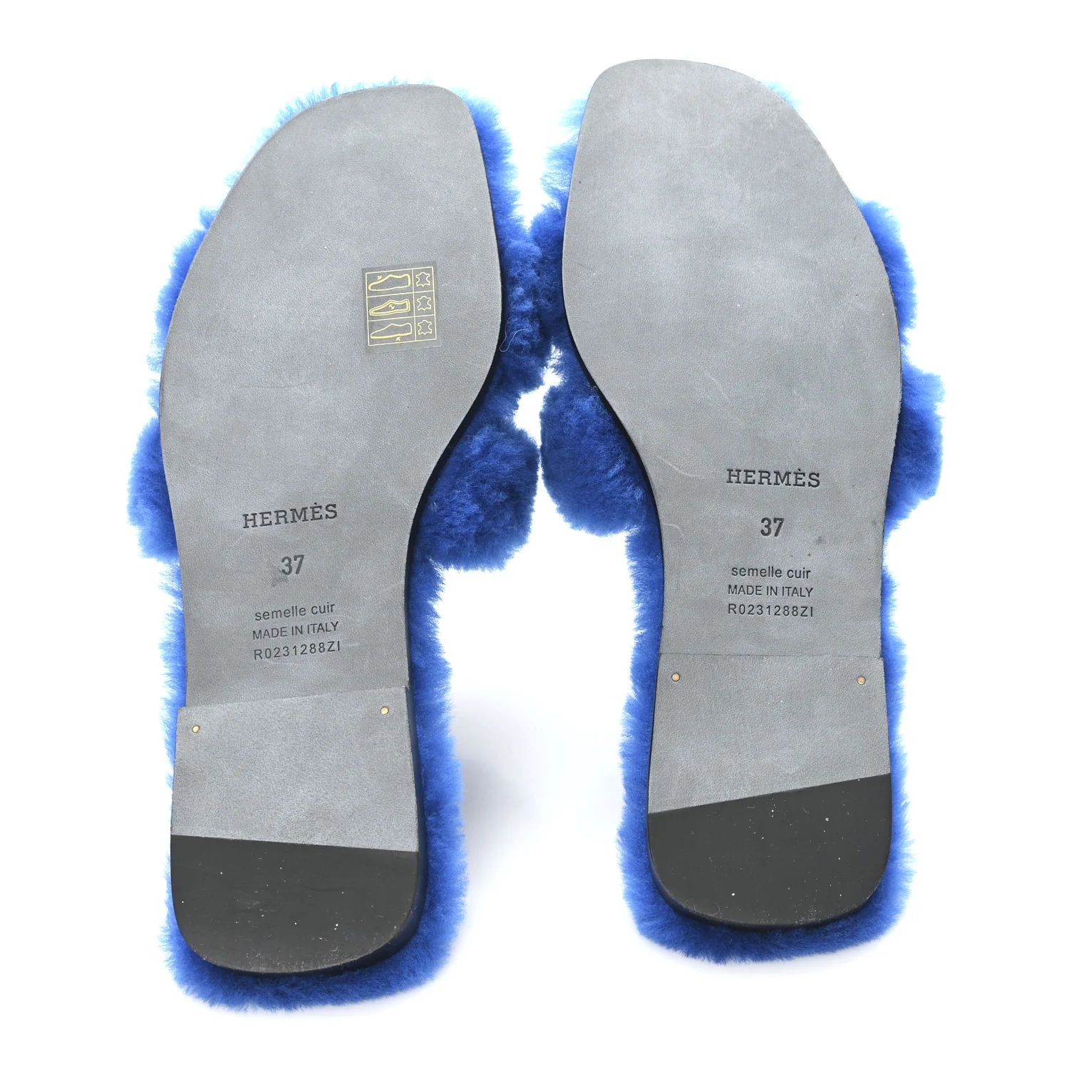 Woolskin Oran Sandals 37 Blue - Image 7