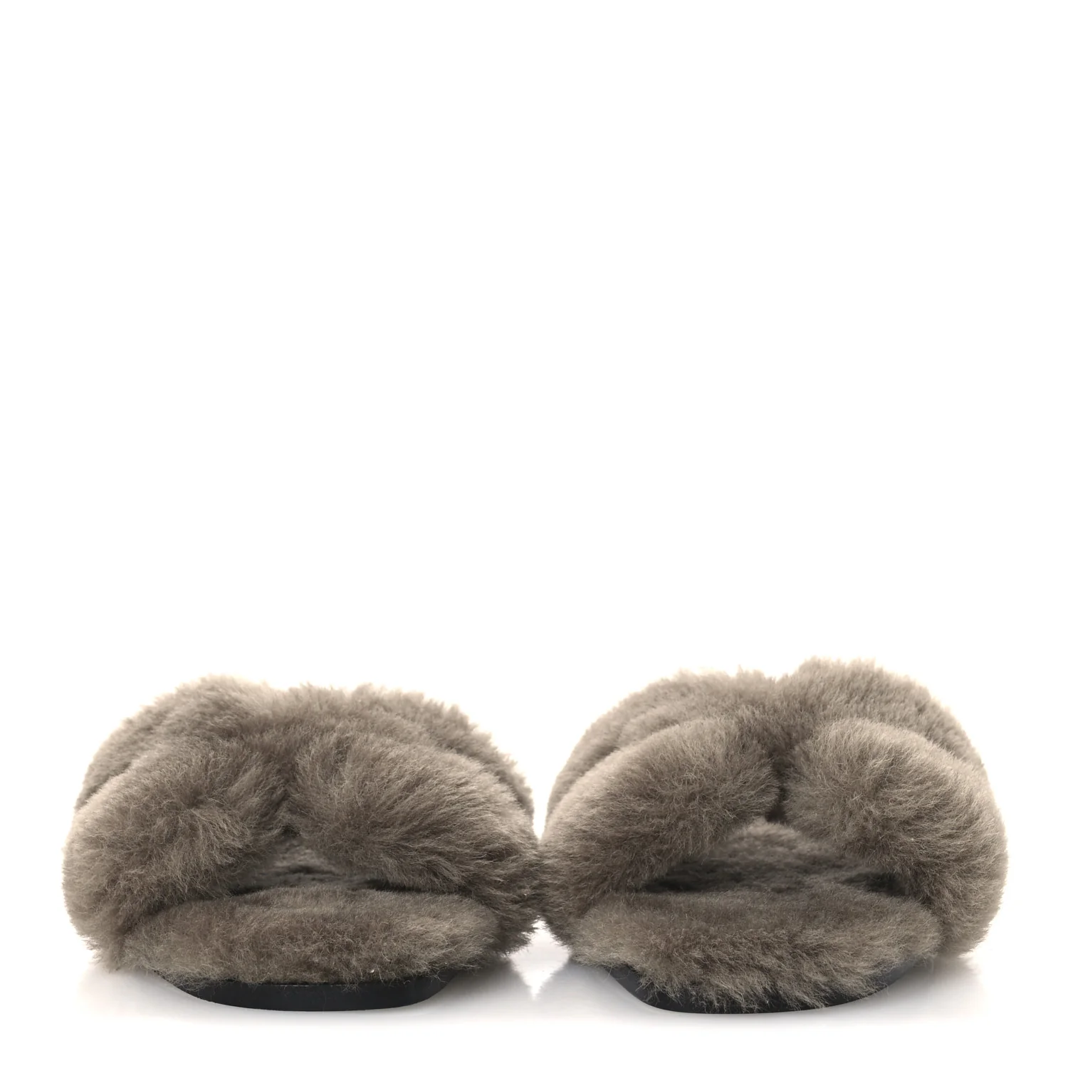 Woolskin Oran Sandals 38.5 Etoupe - Image 3