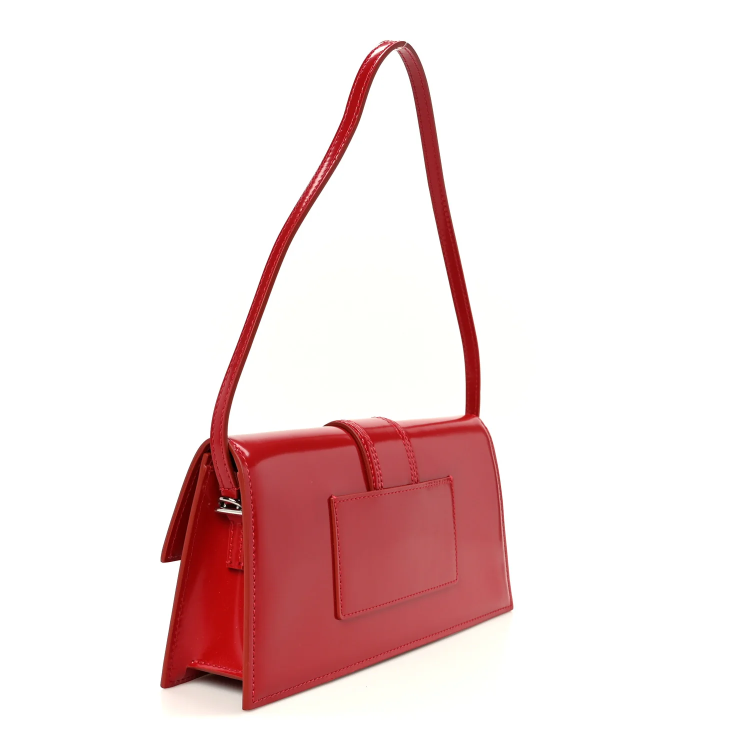 Glazed Calfskin Le Bambino Long Red - Image 3