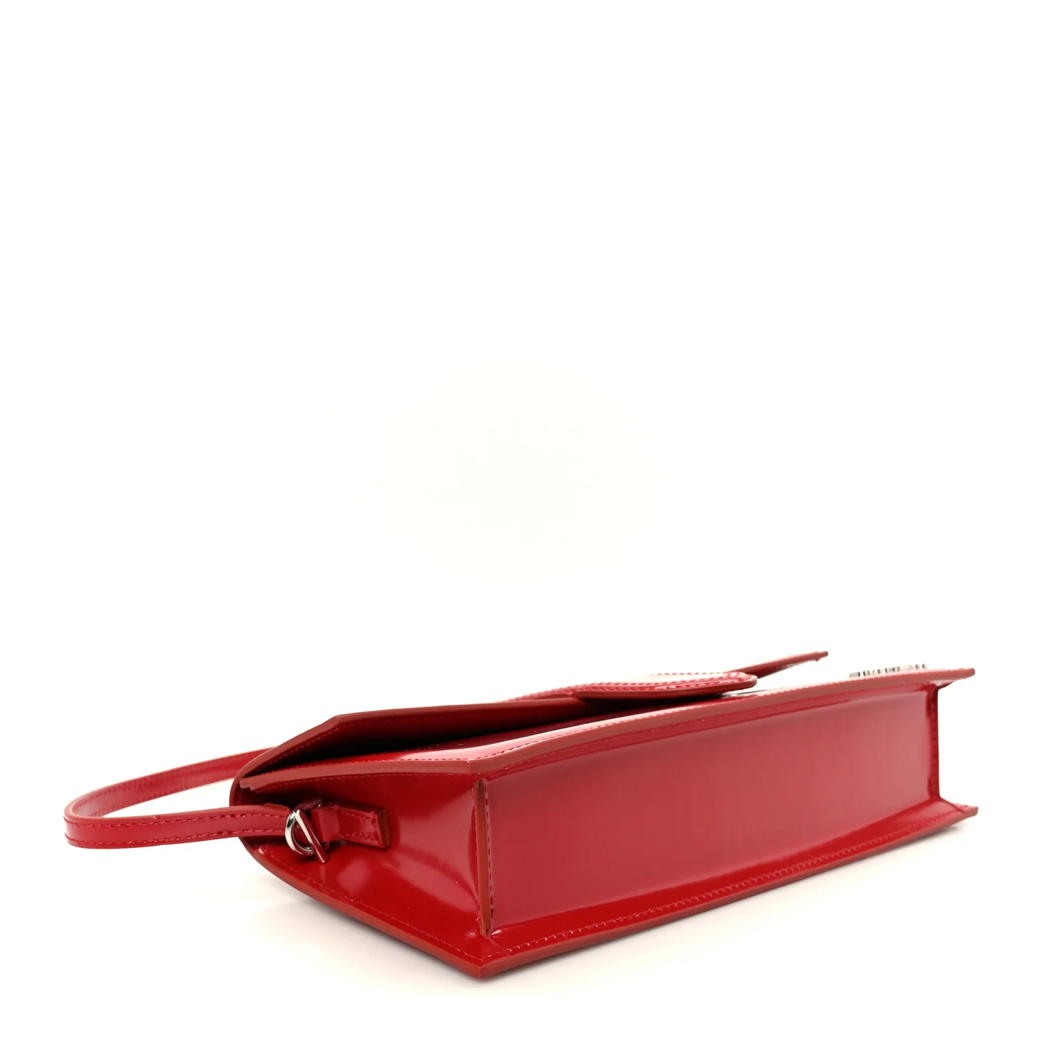 Glazed Calfskin Le Bambino Long Red - Image 4