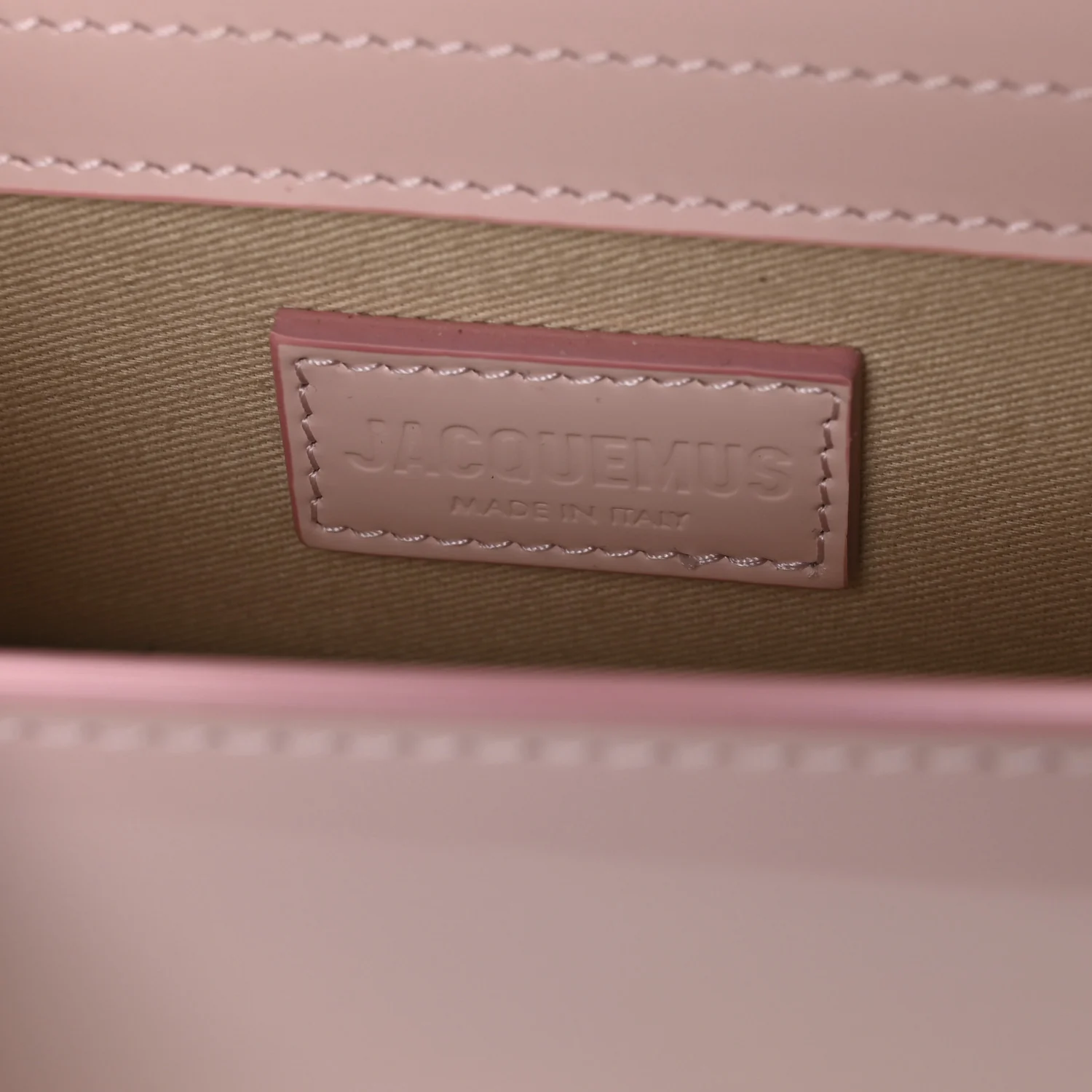 Glazed Calfskin Le Bambino Pale Pink - Image 6