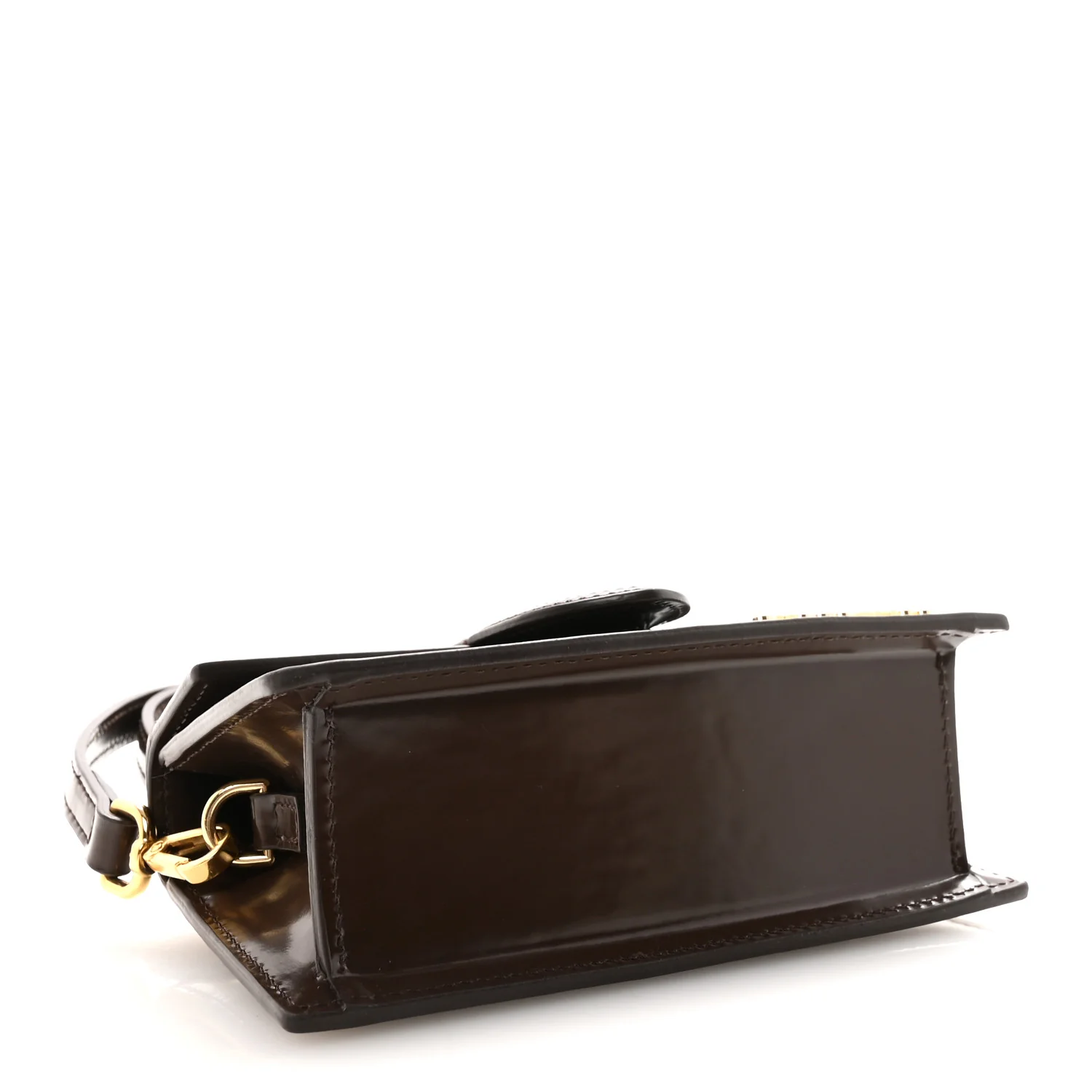 Glazed Calfskin Le Grand Bambino Midnight Brown - Image 4