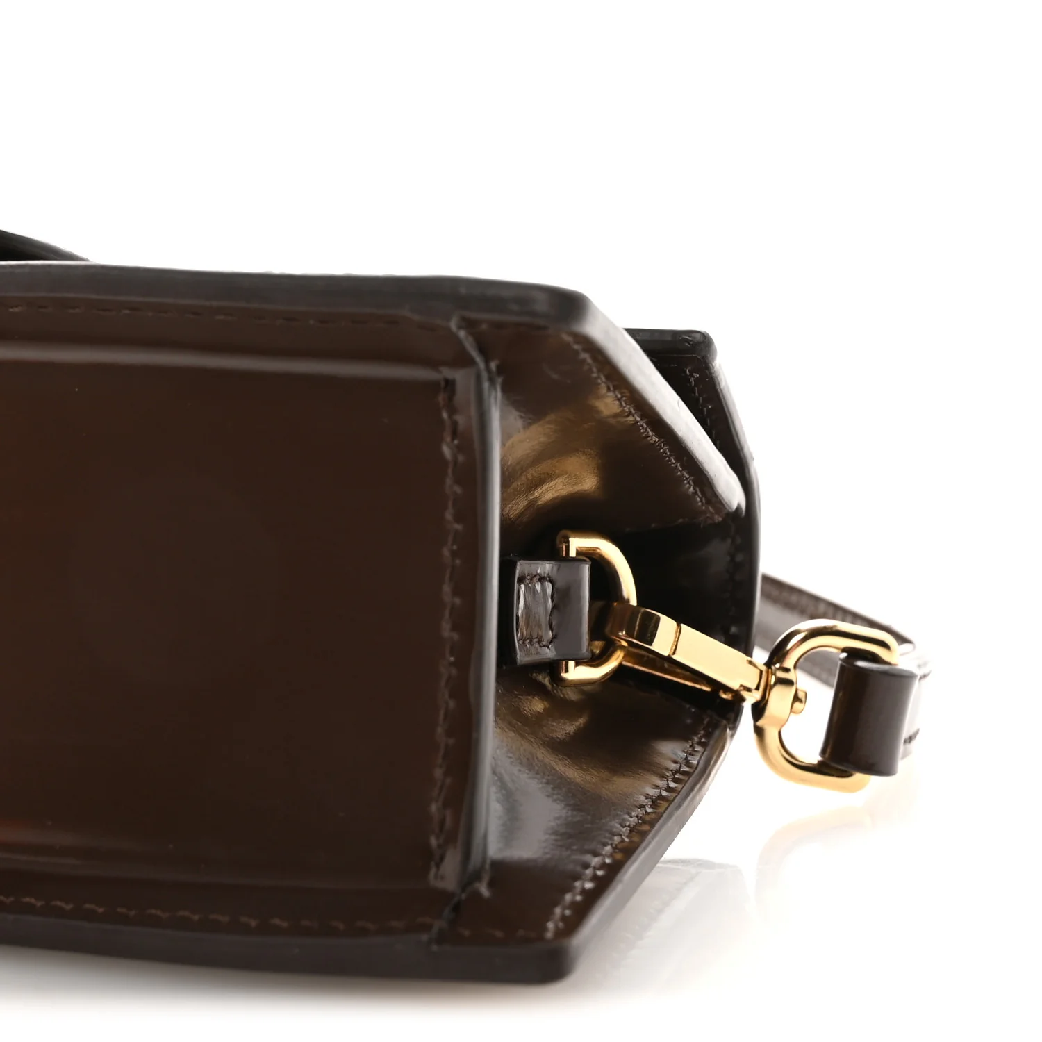 Glazed Calfskin Le Grand Bambino Midnight Brown - Image 9