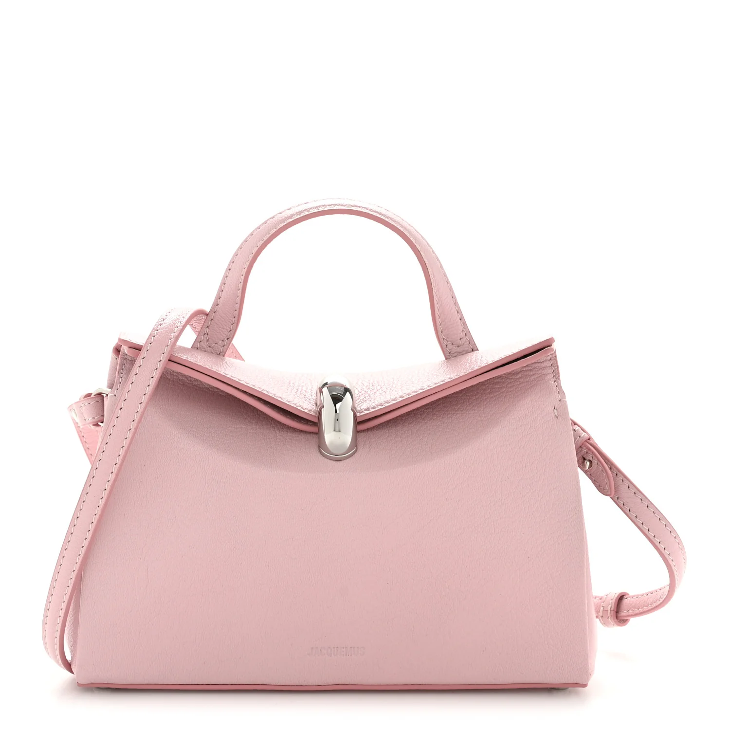 Goatskin Small Valerie Shoulder Bag Pale Pink