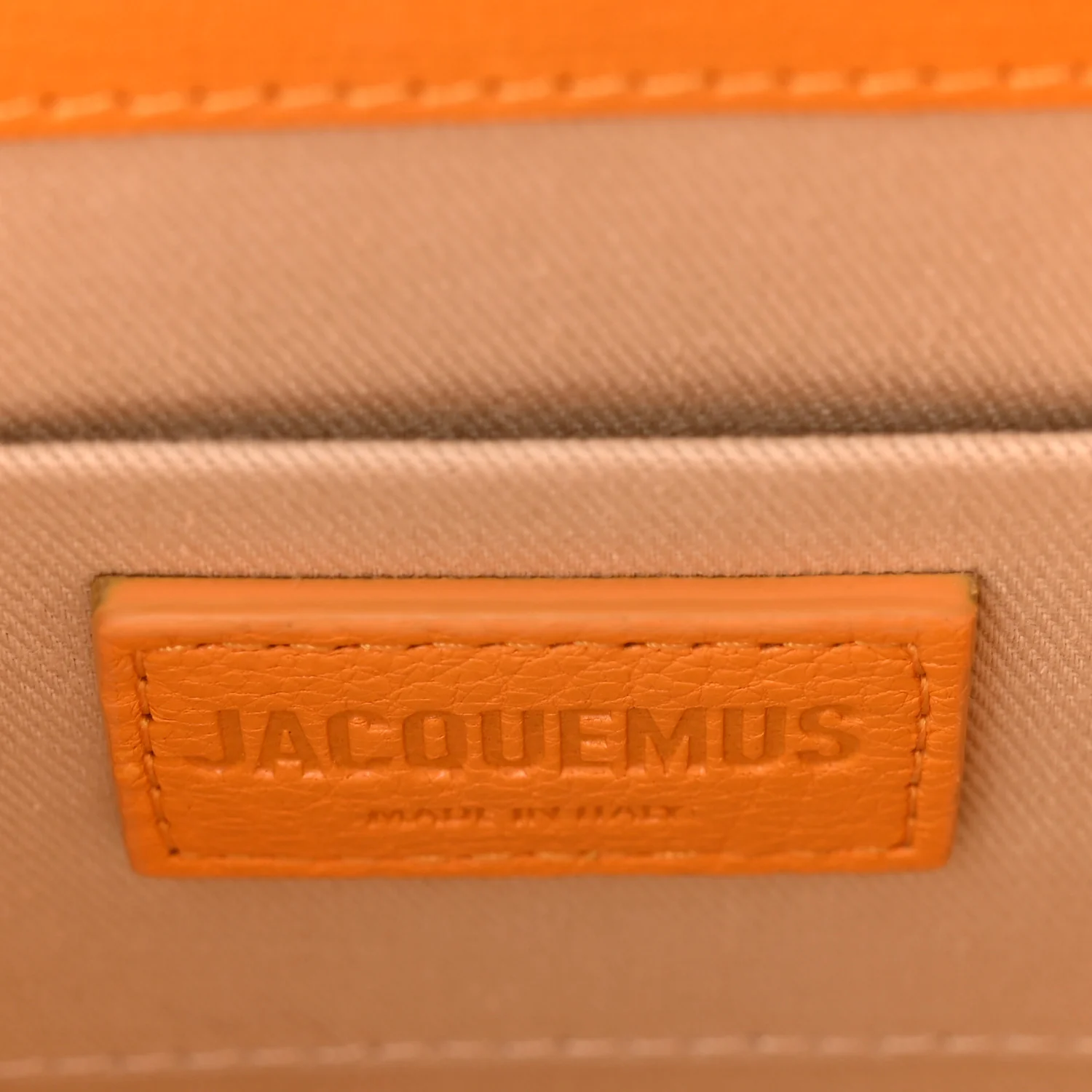 Grained Calfskin Le Chiquito Moyen Dark Orange - Image 6