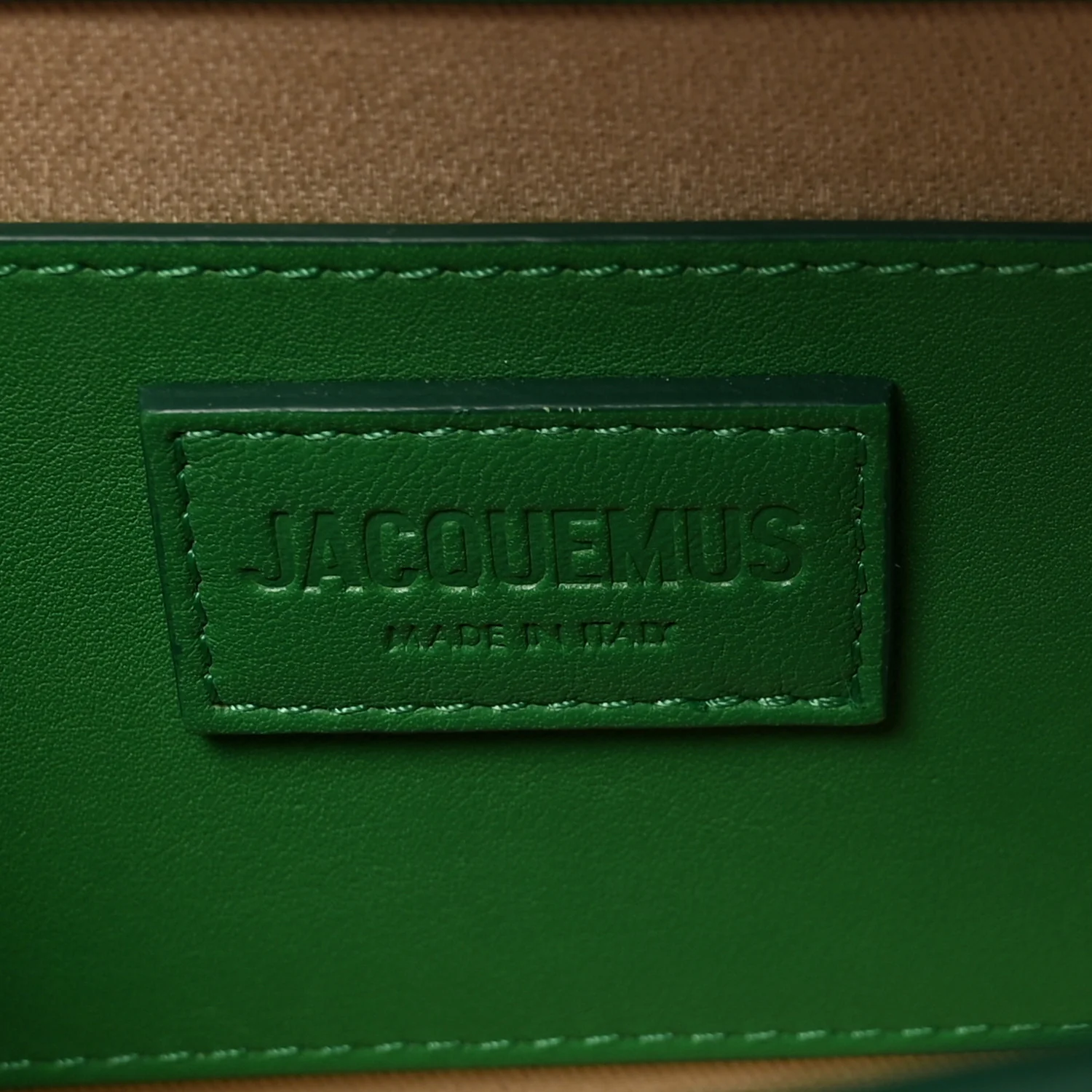 Smooth Calfskin Le Bambino Long Green - Image 6