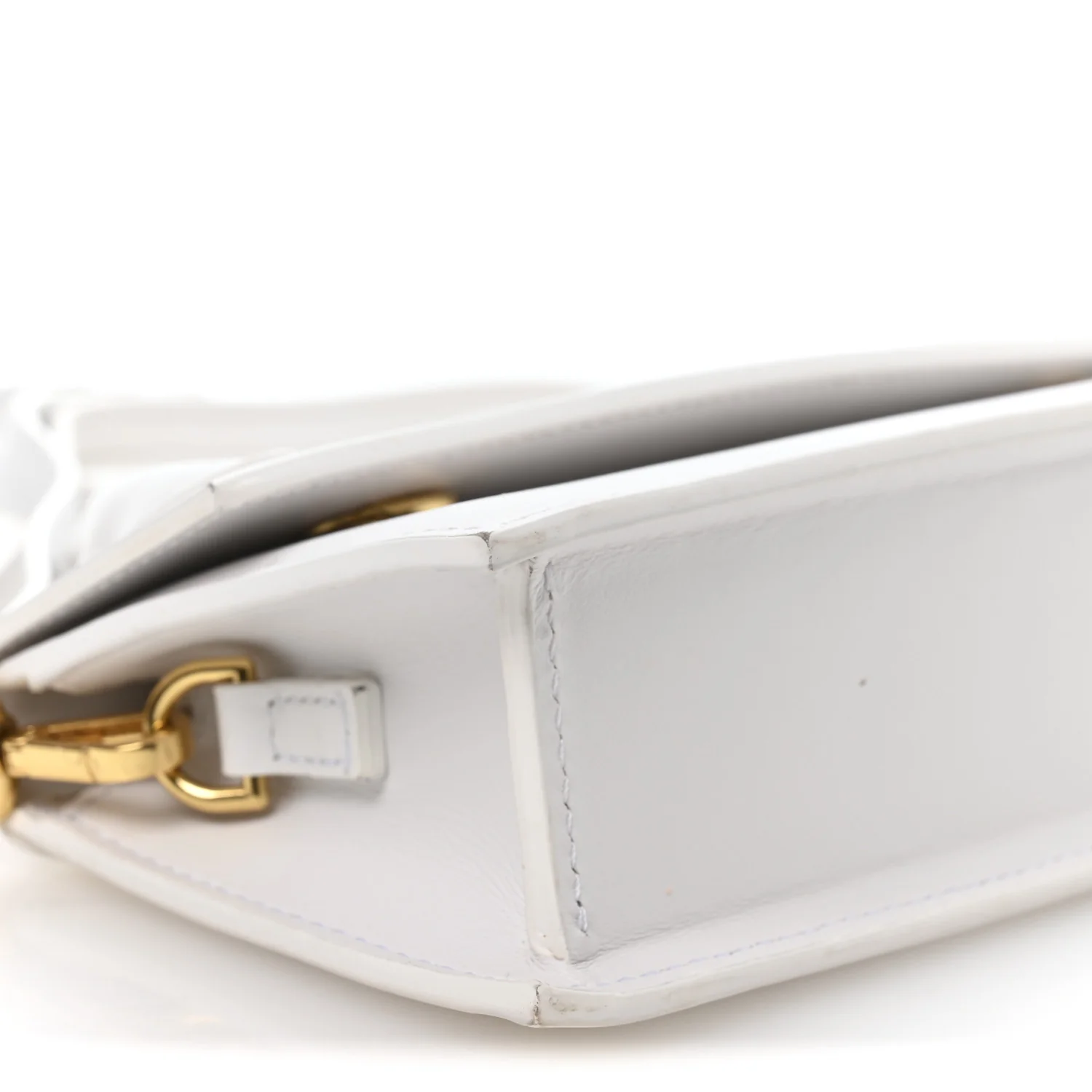 Smooth Calfskin Le Chiquito Long White - Image 8