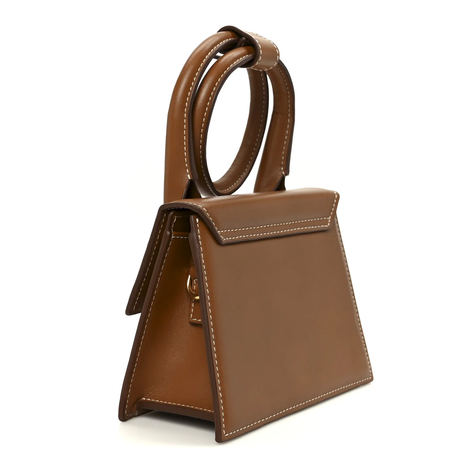 Smooth Calfskin Le Chiquito Noeud  Light Brown - Image 3