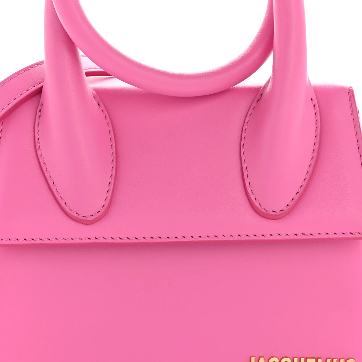 Smooth Calfskin Le Chiquito Noeud Neon Pink - Image 8