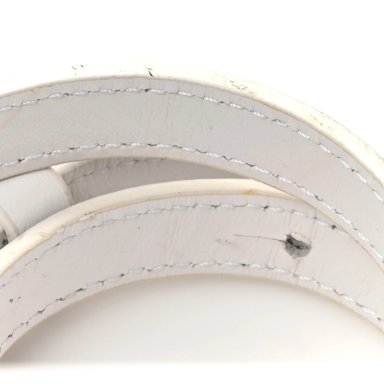 Smooth Calfskin Le Chiquito Noeud White - Image 12