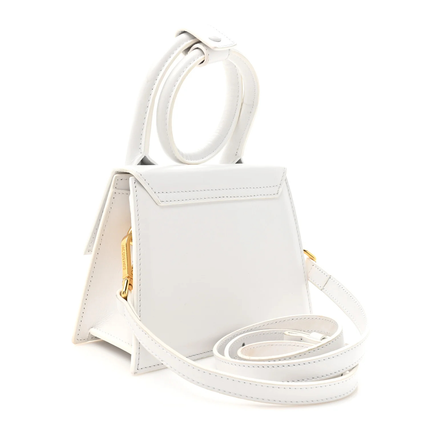 Smooth Calfskin Le Chiquito Noeud White - Image 3