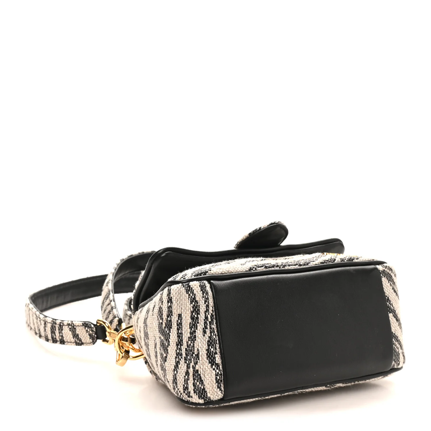 Zebra Jacquard Le Petit Bambimou Black White - Image 4