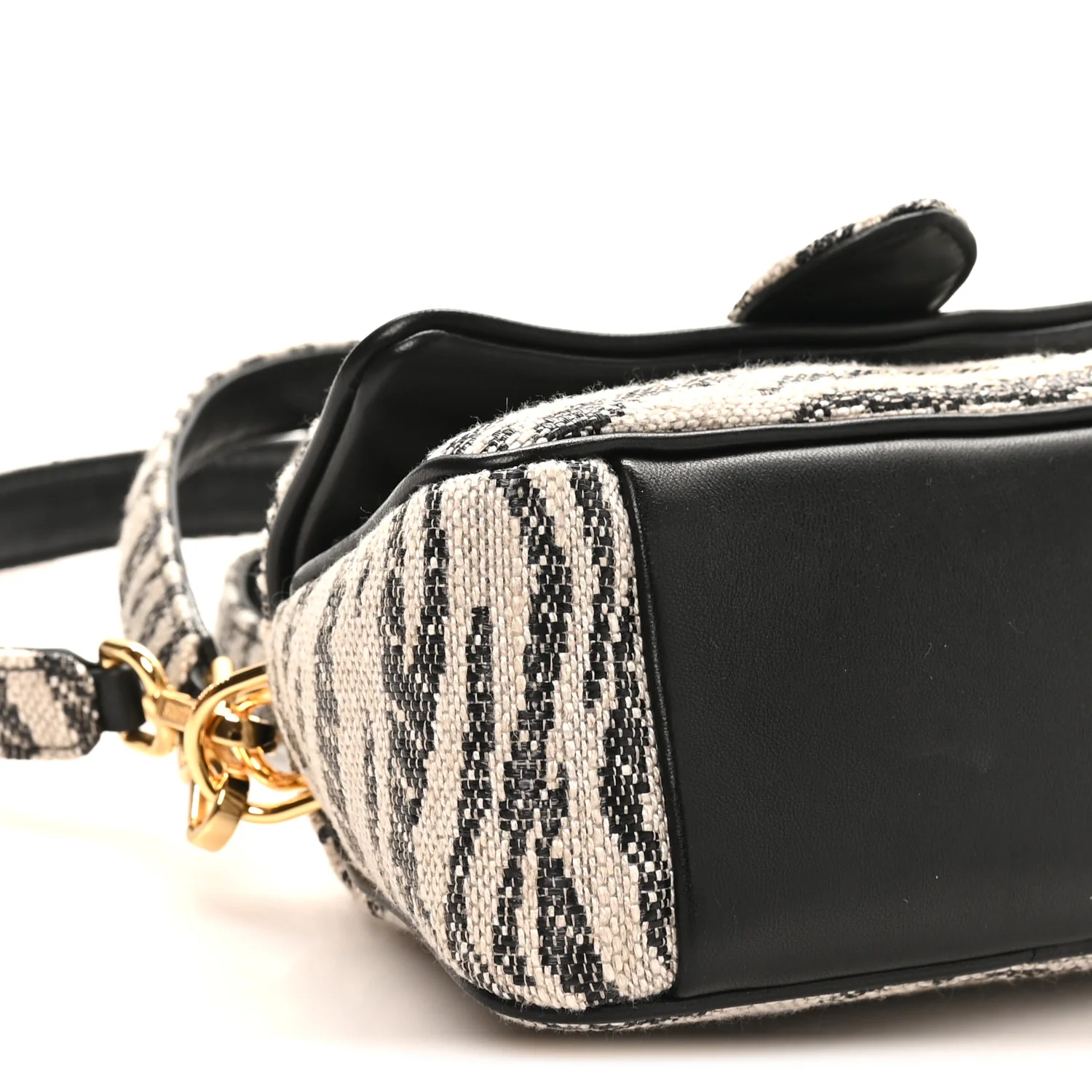 Zebra Jacquard Le Petit Bambimou Black White - Image 8