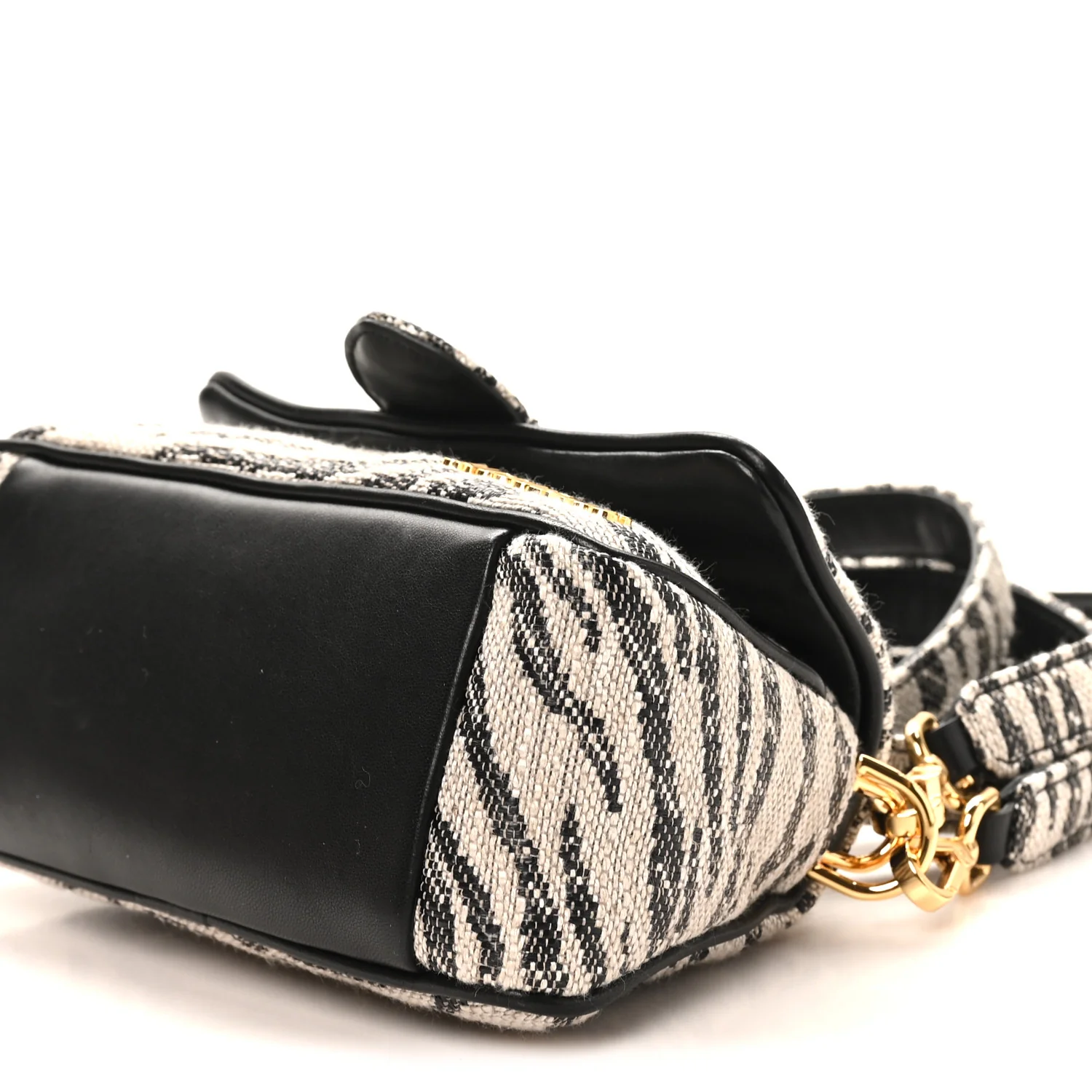 Zebra Jacquard Le Petit Bambimou Black White - Image 9