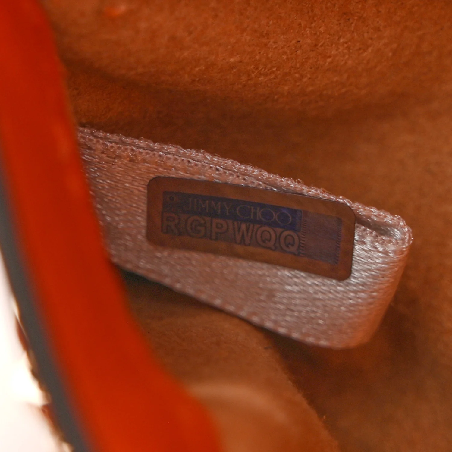 Calfskin Micro Hale Crossbody Amber Orange - Image 7