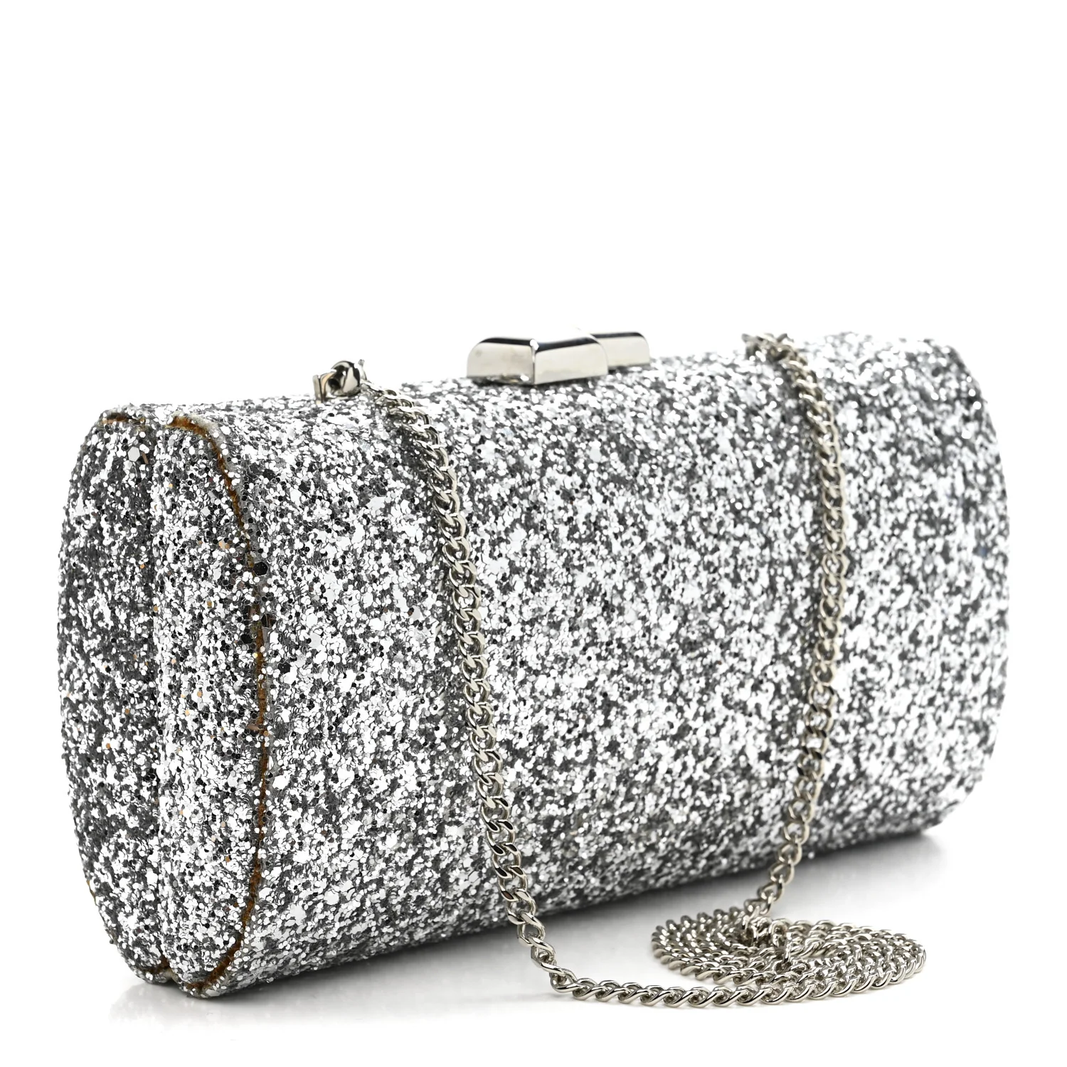 Glitter Celeste Clutch Silver - Image 3