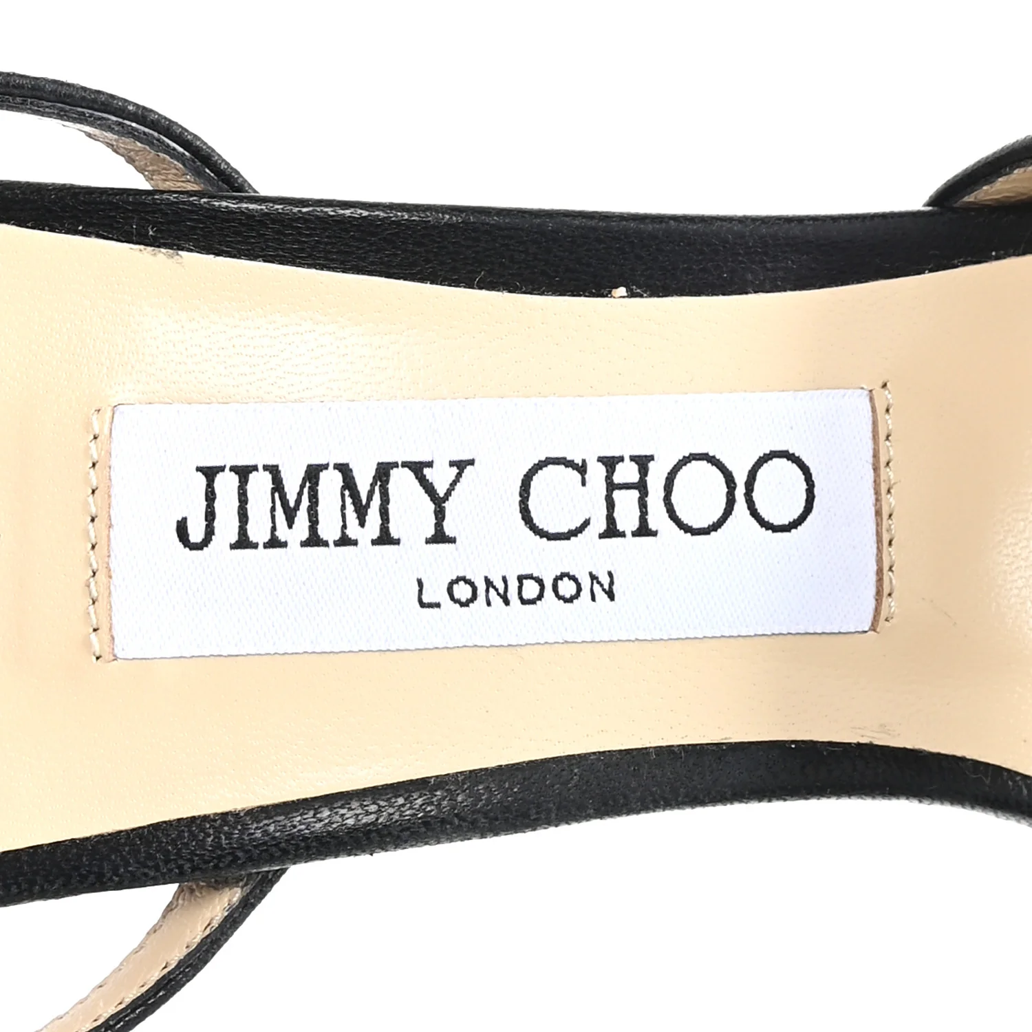 Luxe Nappa Basil 95 Sandals 39.5 Black - Image 8