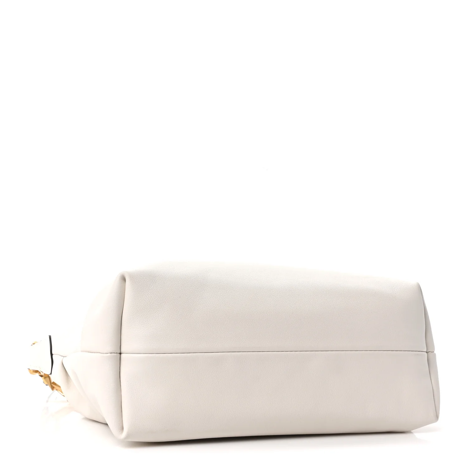 Soft Calfskin Small Diamond Hobo Latte - Image 4