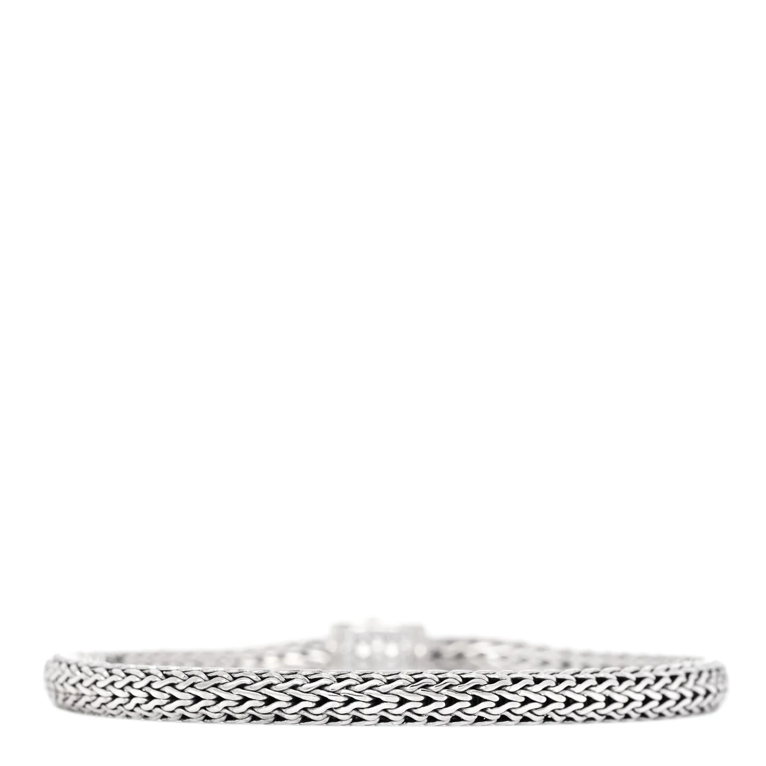 Sterling Silver 18K Yellow Gold Diamond 4.75mm Classic Chain Bracelet - Image 2