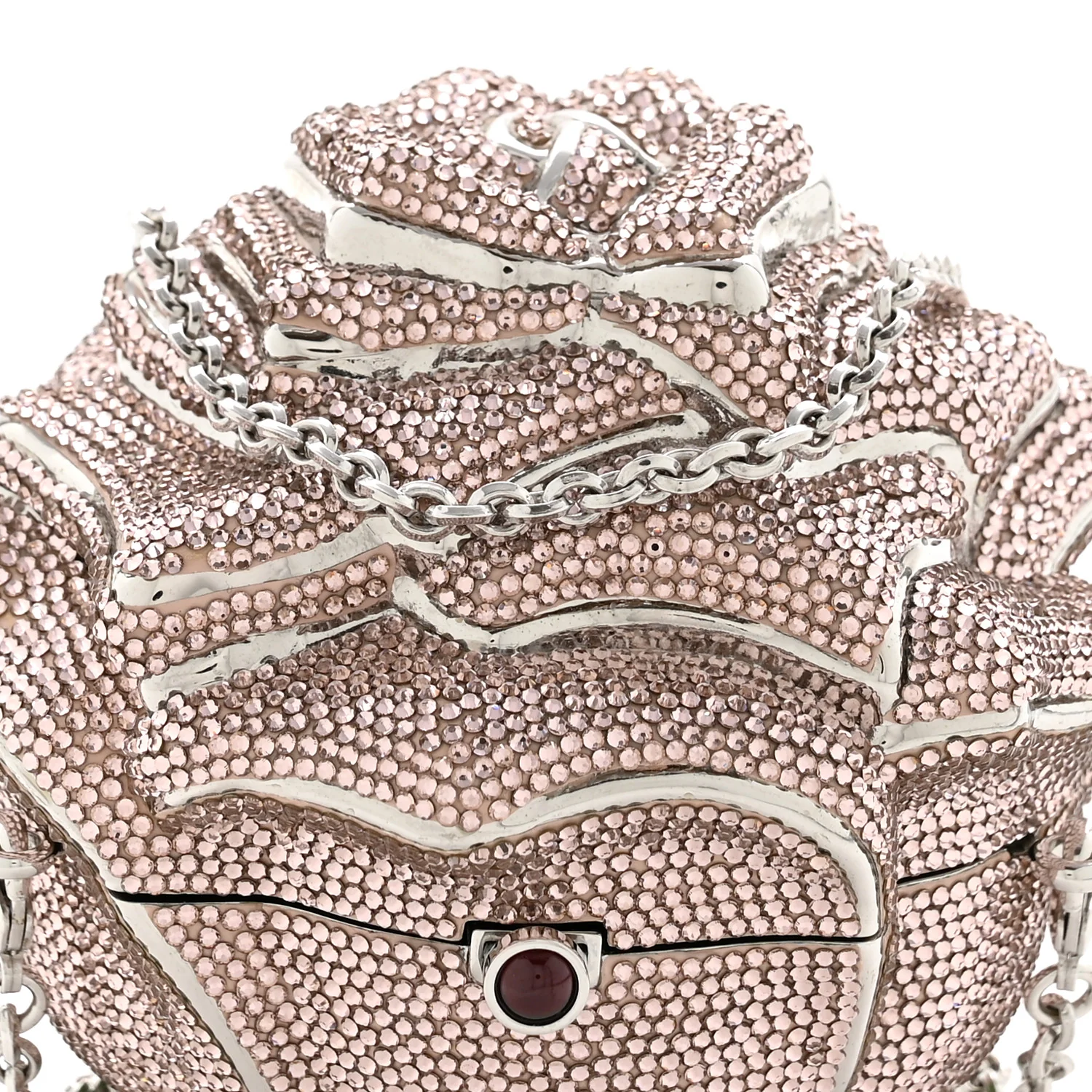 Crystal Rose Minaudiere Clutch - Image 7