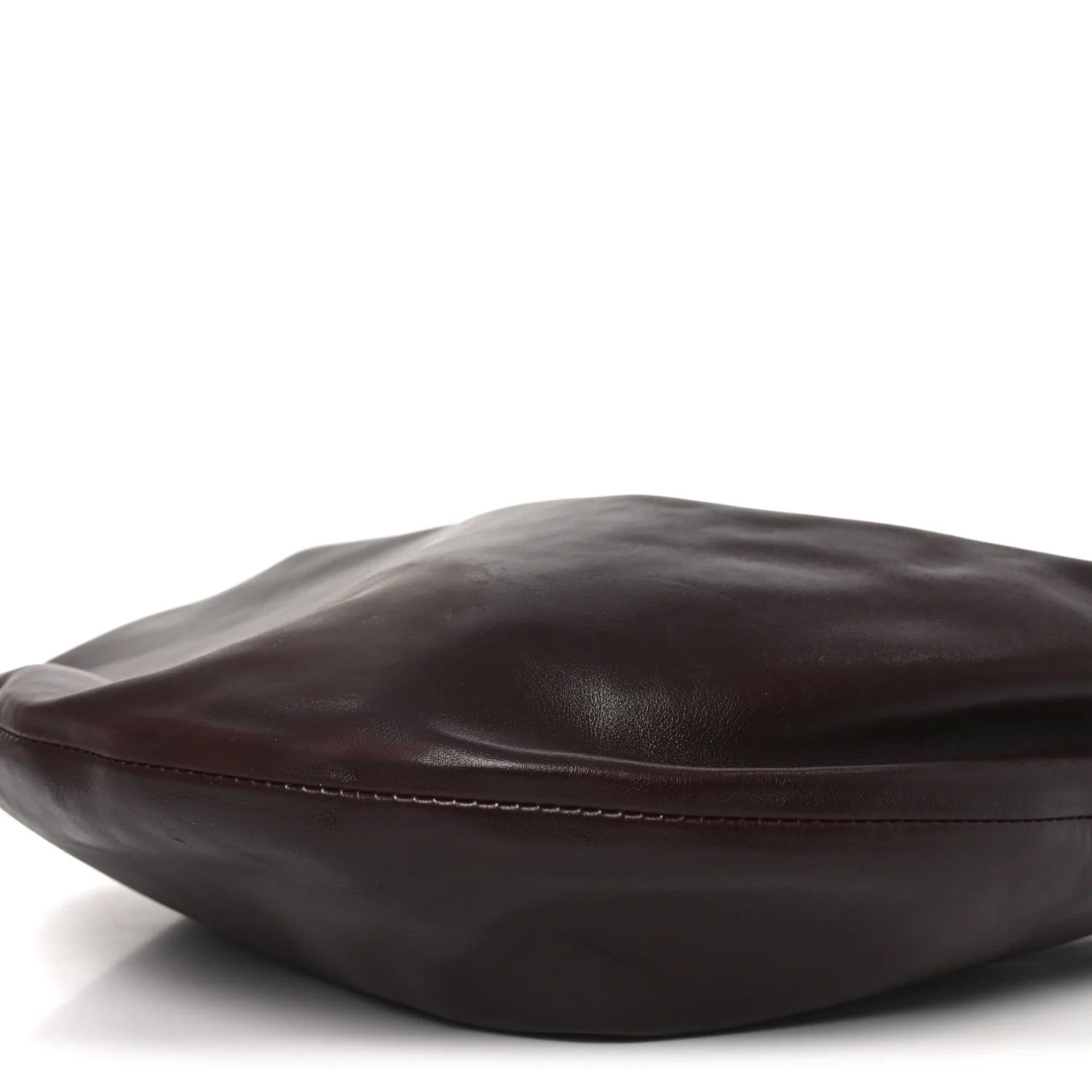 Calfskin Medium Olivia Hobo Burgundy - Image 9