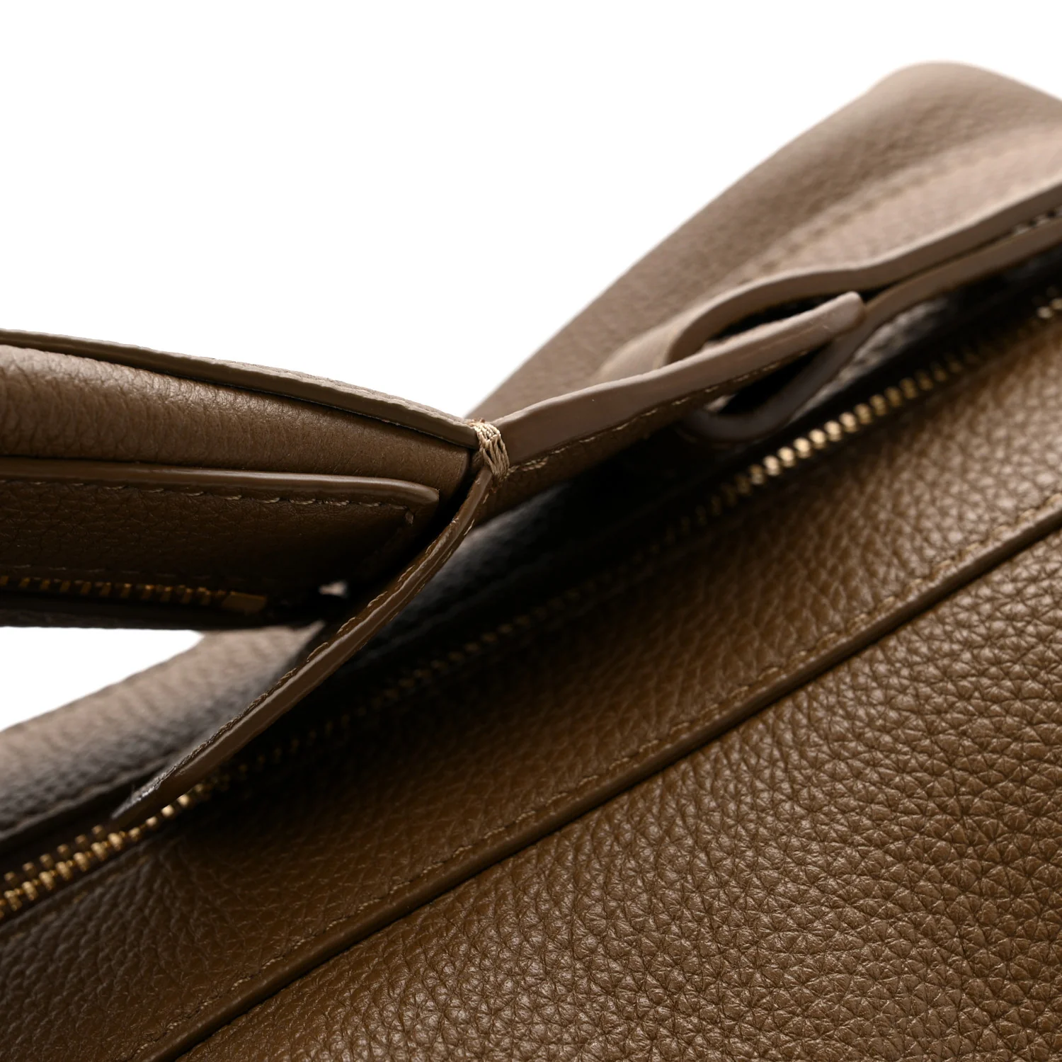 Pebbled Calfskin Augustina Hobo Hazelnut - Image 13