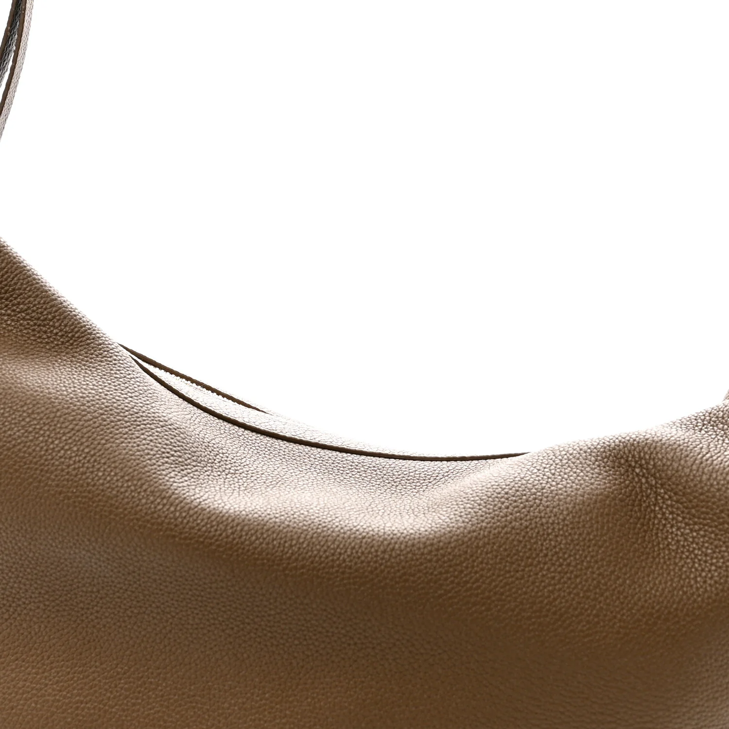 Pebbled Calfskin Augustina Hobo Hazelnut - Image 8