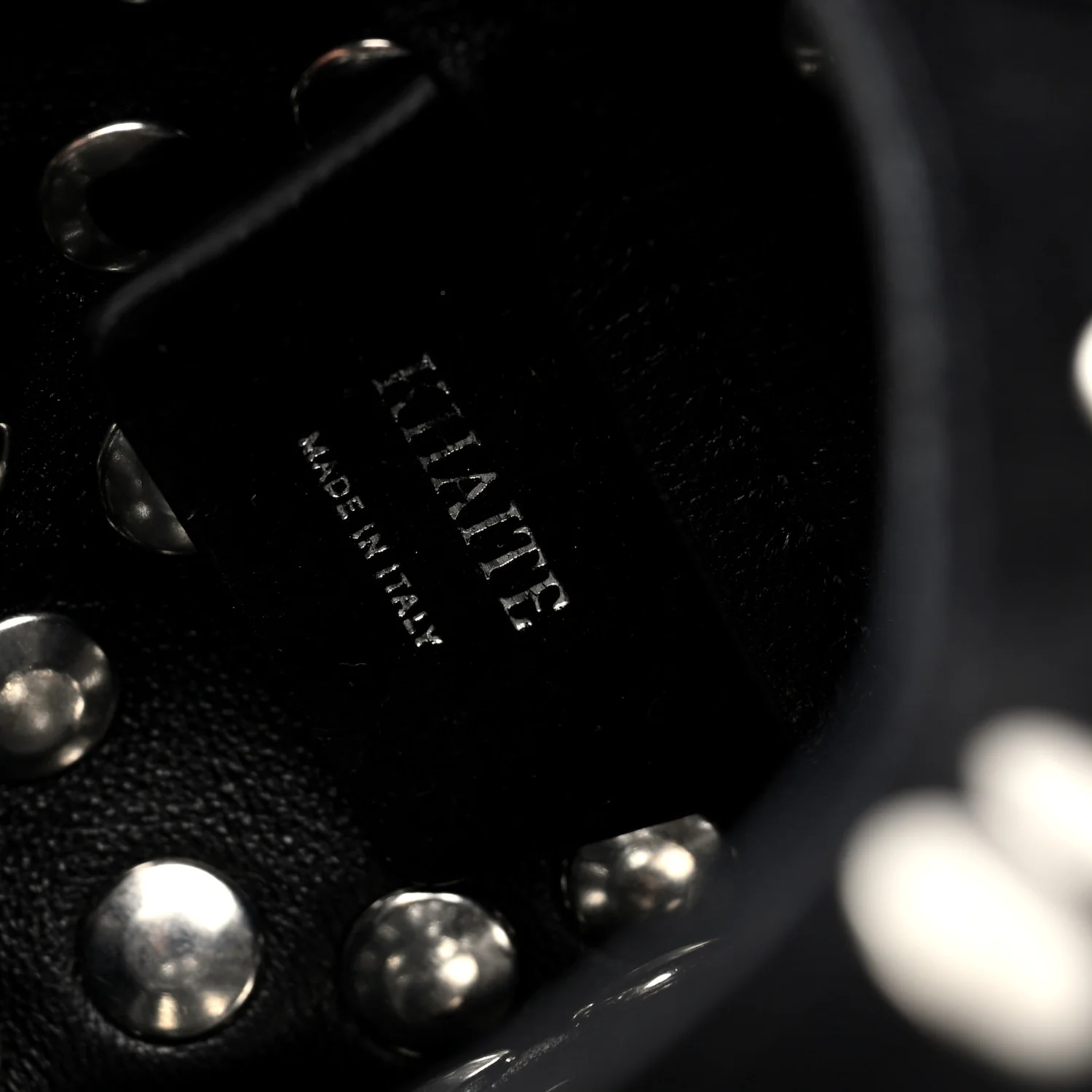 Suede Studded Small Livia Black - Image 6