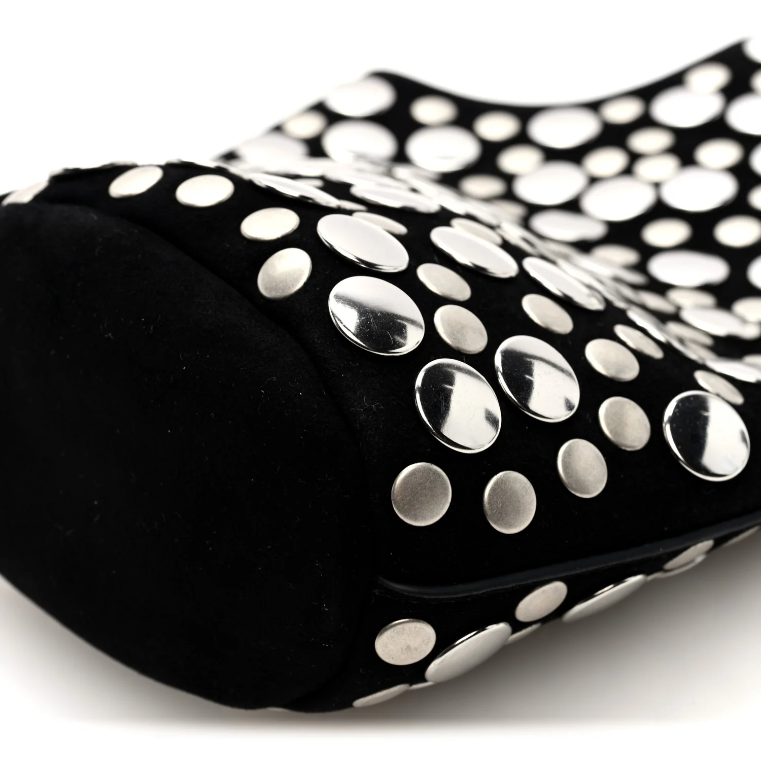 Suede Studded Small Livia Black - Image 9