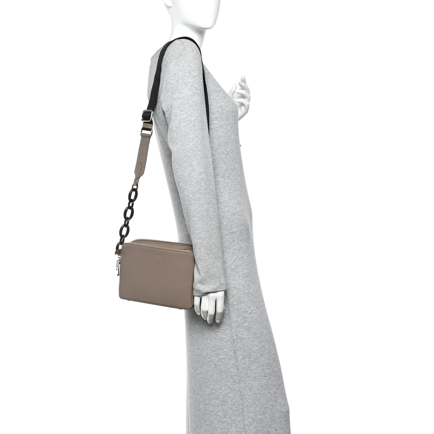 Calfskin Crossbody Grey - Image 2