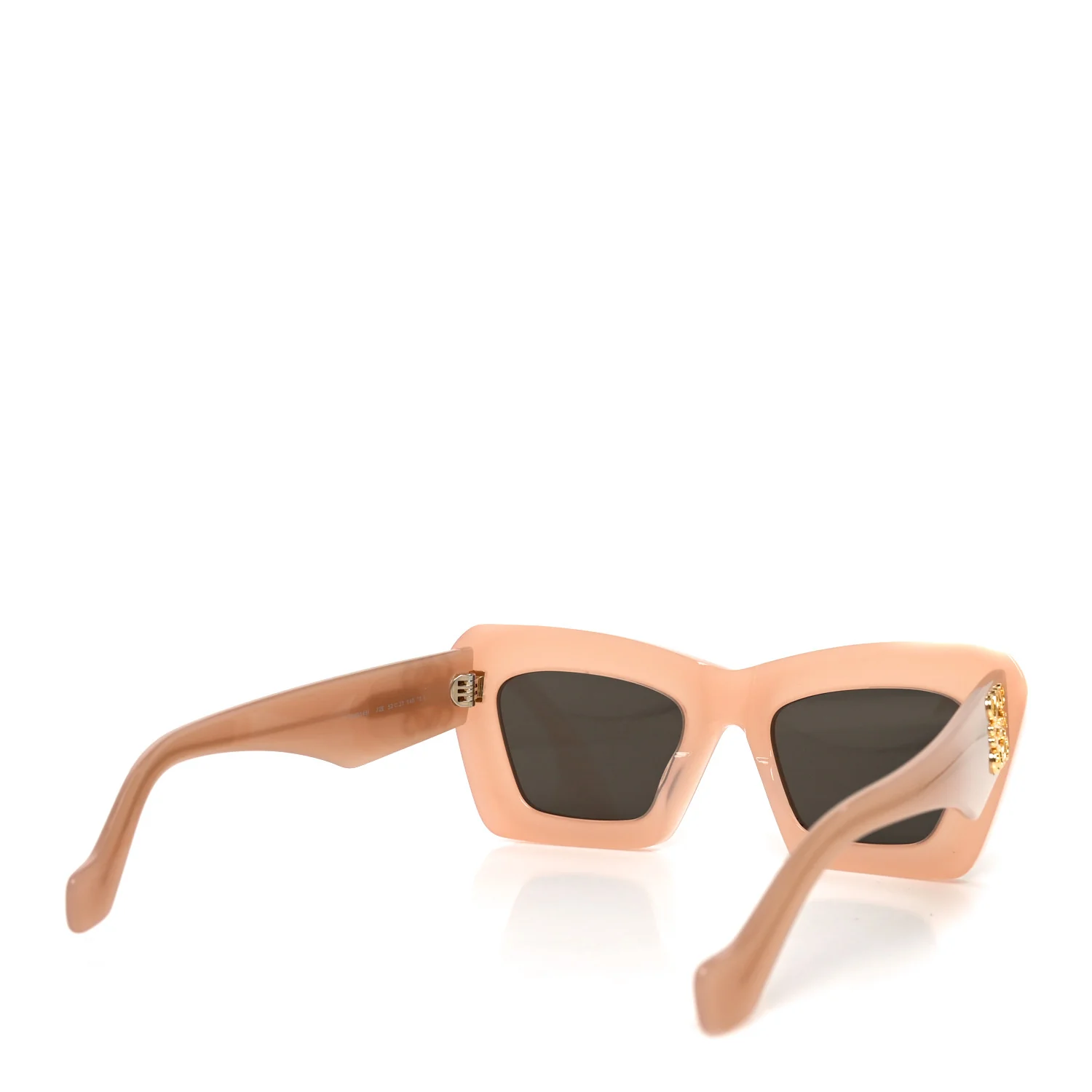 Acetate Anagram Cat Eye Sunglasses LW40145I  Light Pink - Image 4