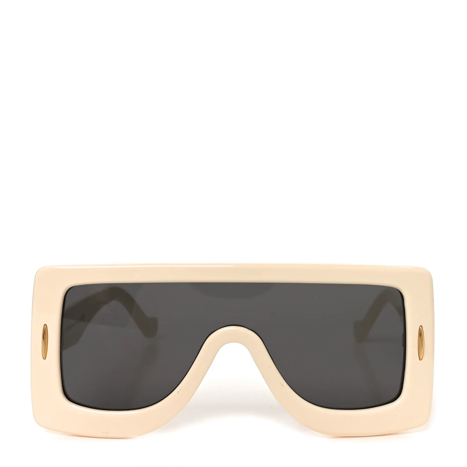 Acetate Anagram Shield Sunglasses LW40104I Beige - Image 2