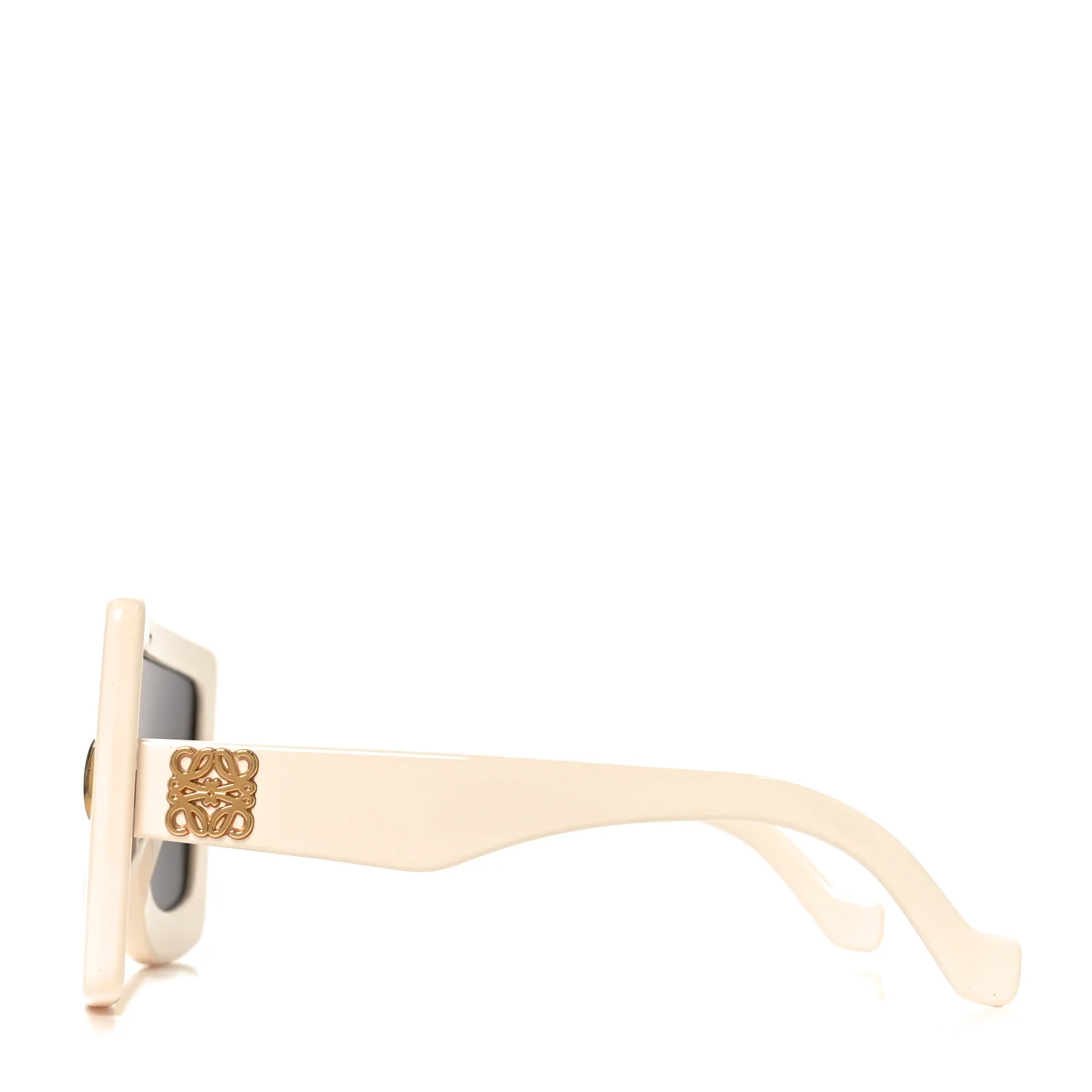 Acetate Anagram Shield Sunglasses LW40104I Beige - Image 3