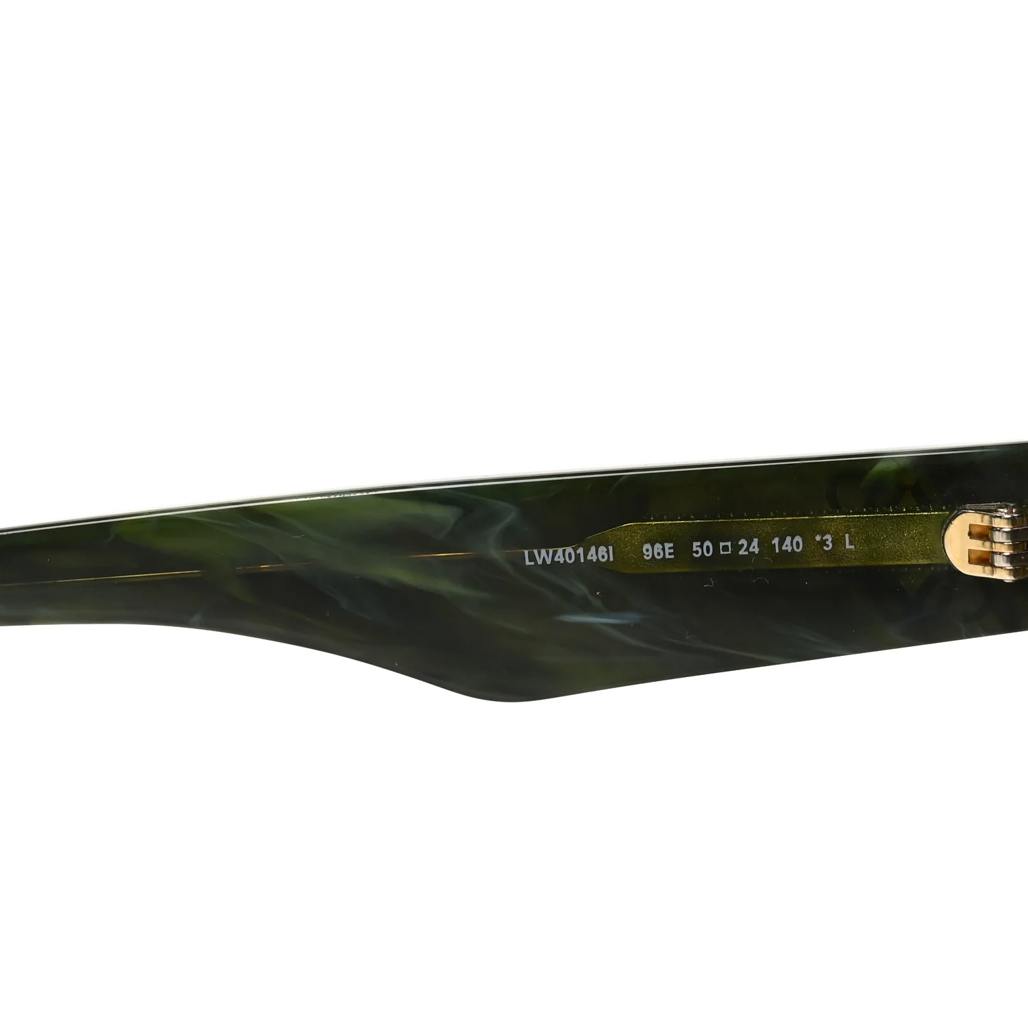 Acetate Oval Anagram Sunglasses LW40146I Green - Image 6