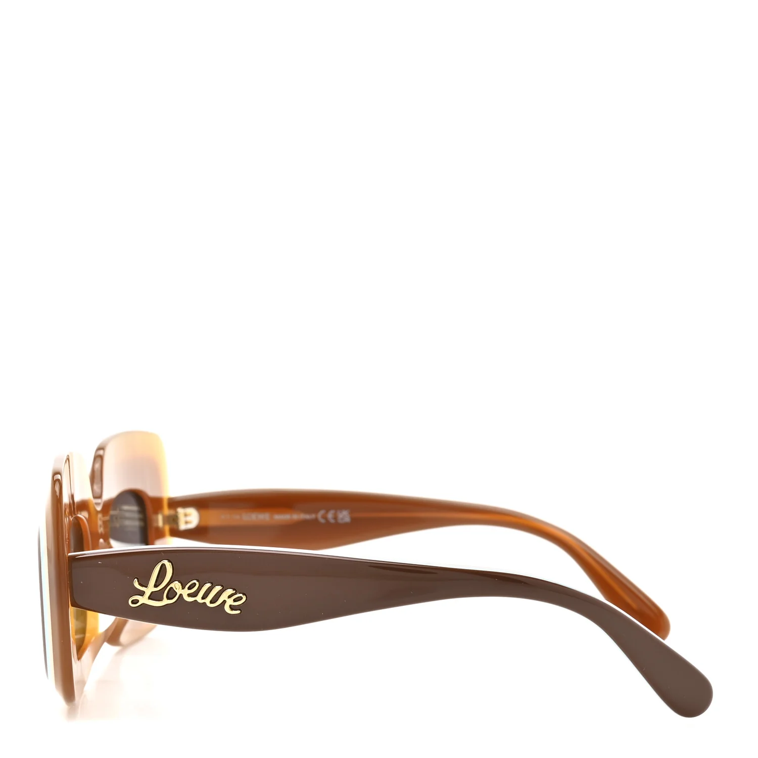 Acetate Paula's Ibiza Sunglasses LW40139U Brown Dark grey - Image 3