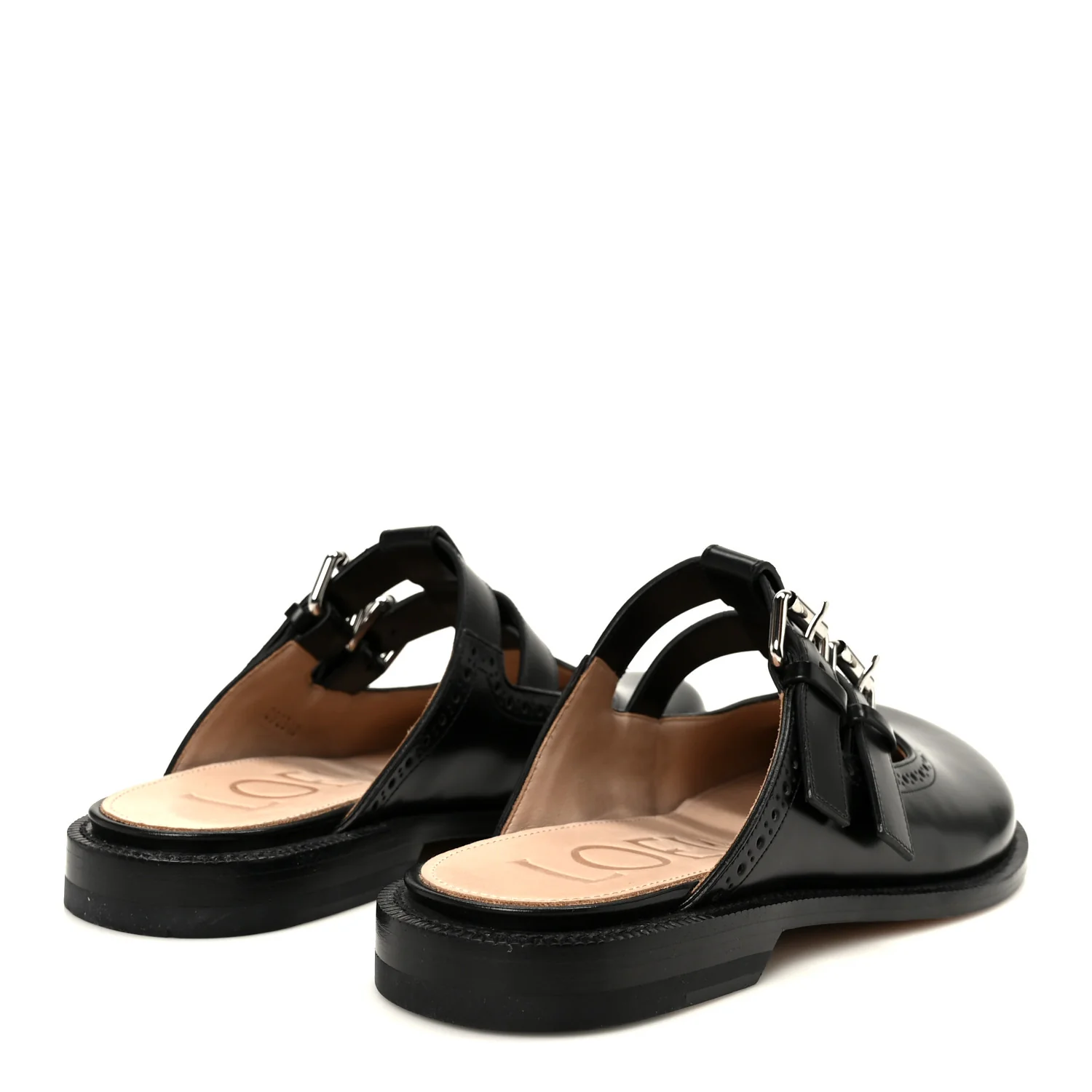 Calfskin Campo Mary Jane Mule 39 Black - Image 5