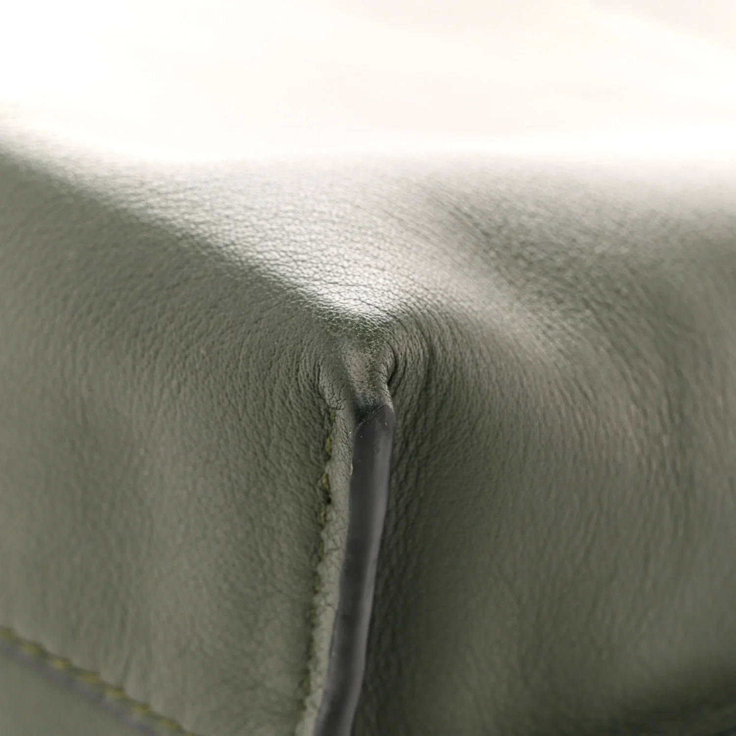 Calfskin Flamenco Knot Clutch Vintage Khaki - Image 20