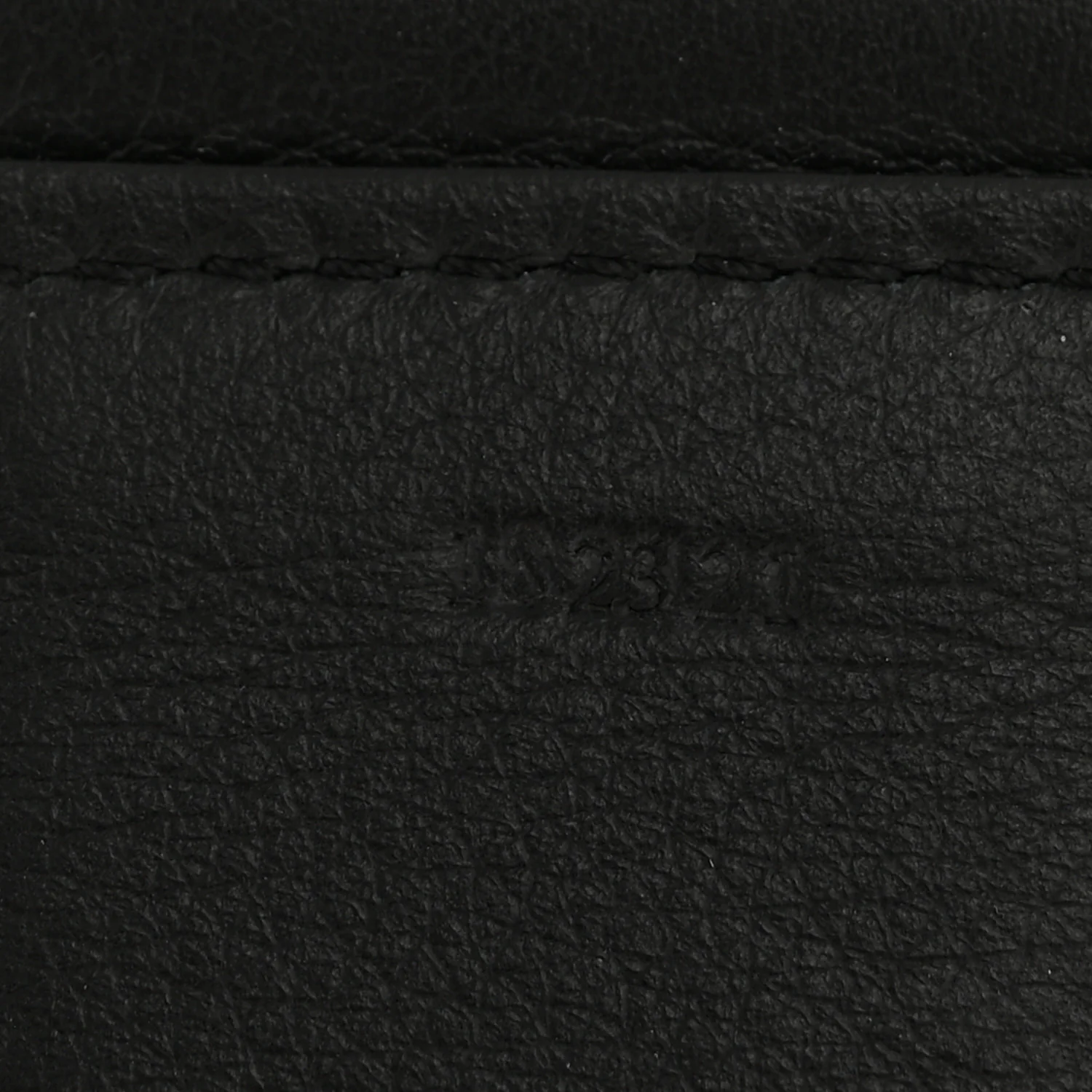Calfskin Jacquard Anagram Loop Strap Navy Black - Image 5