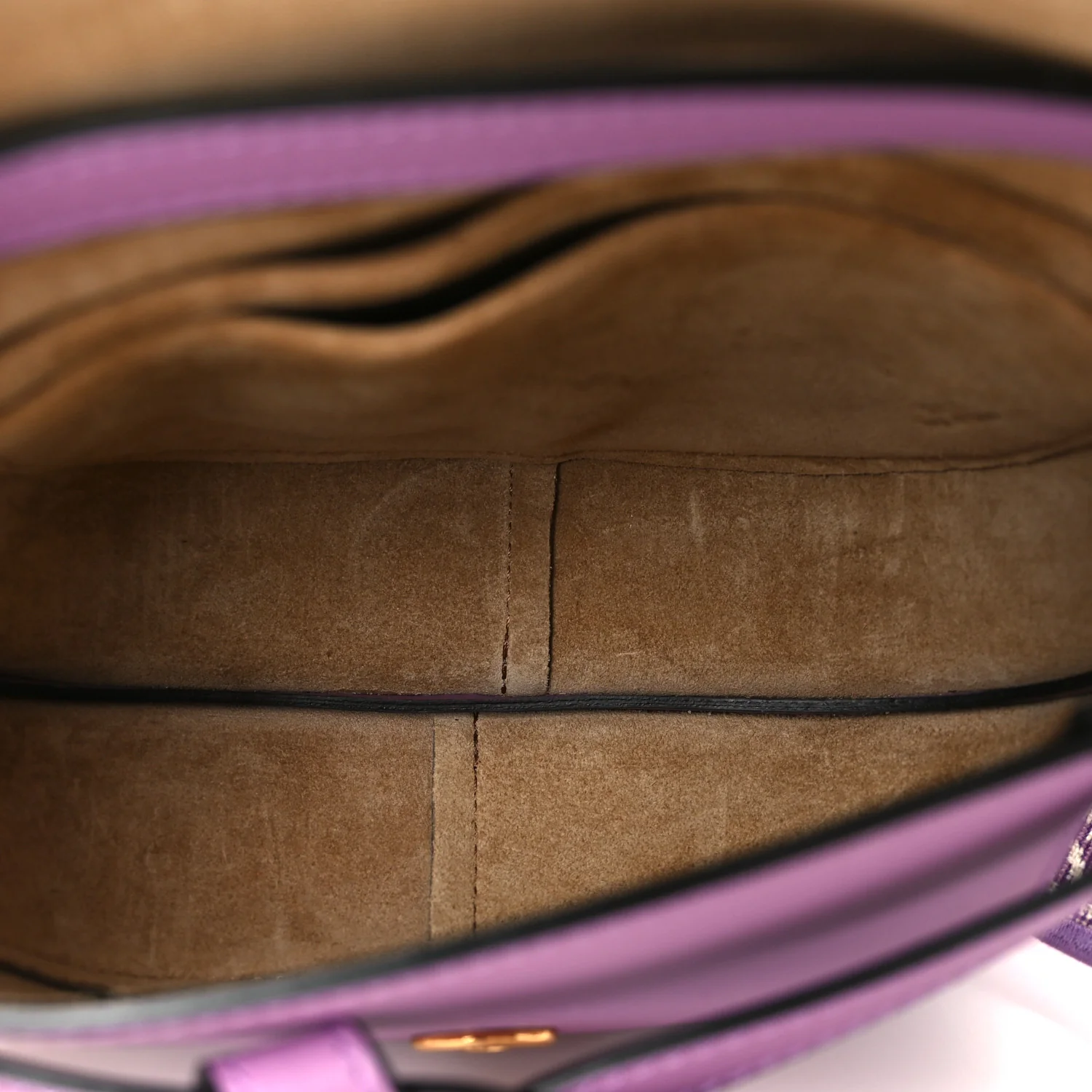 Calfskin Jacquard Mini Gate Dual Bag Guimauve - Image 5