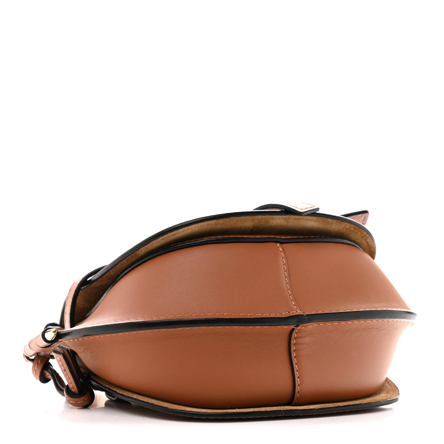 Calfskin Jacquard Mini Gate Dual Bag Tan - Image 4