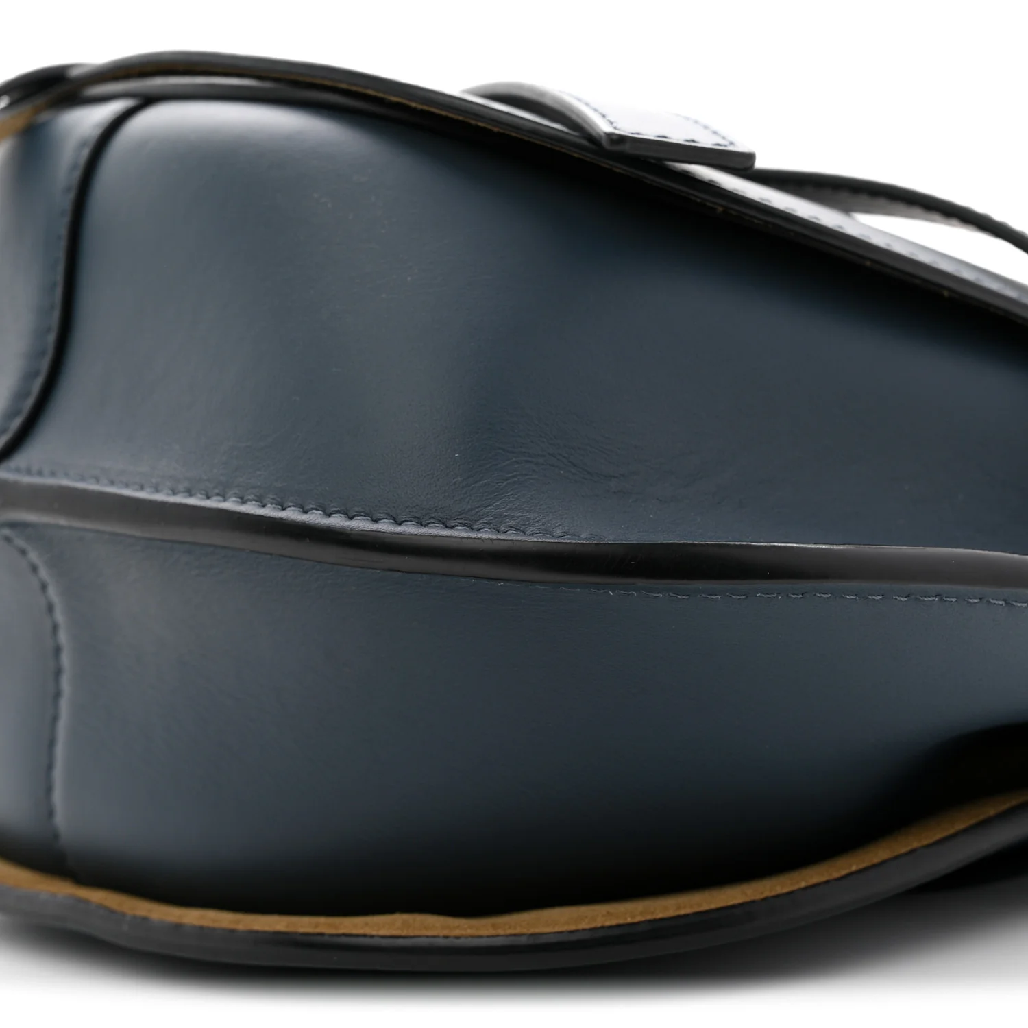 Calfskin Jacquard Small Gate Dual Bag Onyx Blue - Image 10