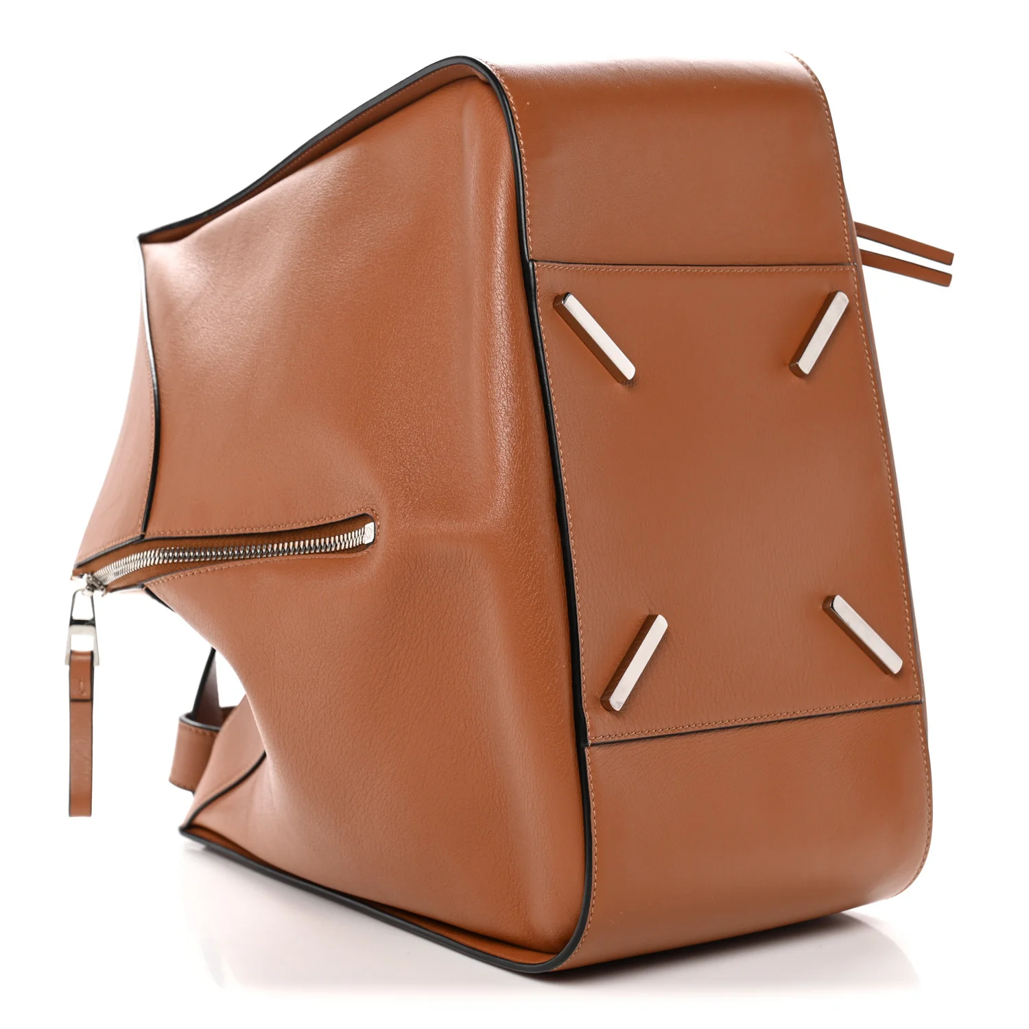 Calfskin Medium Hammock Shoulder Bag Tan - Image 4