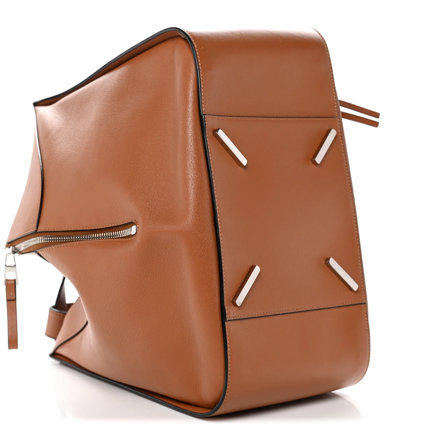 Calfskin Medium Hammock Shoulder Bag Tan - Image 9