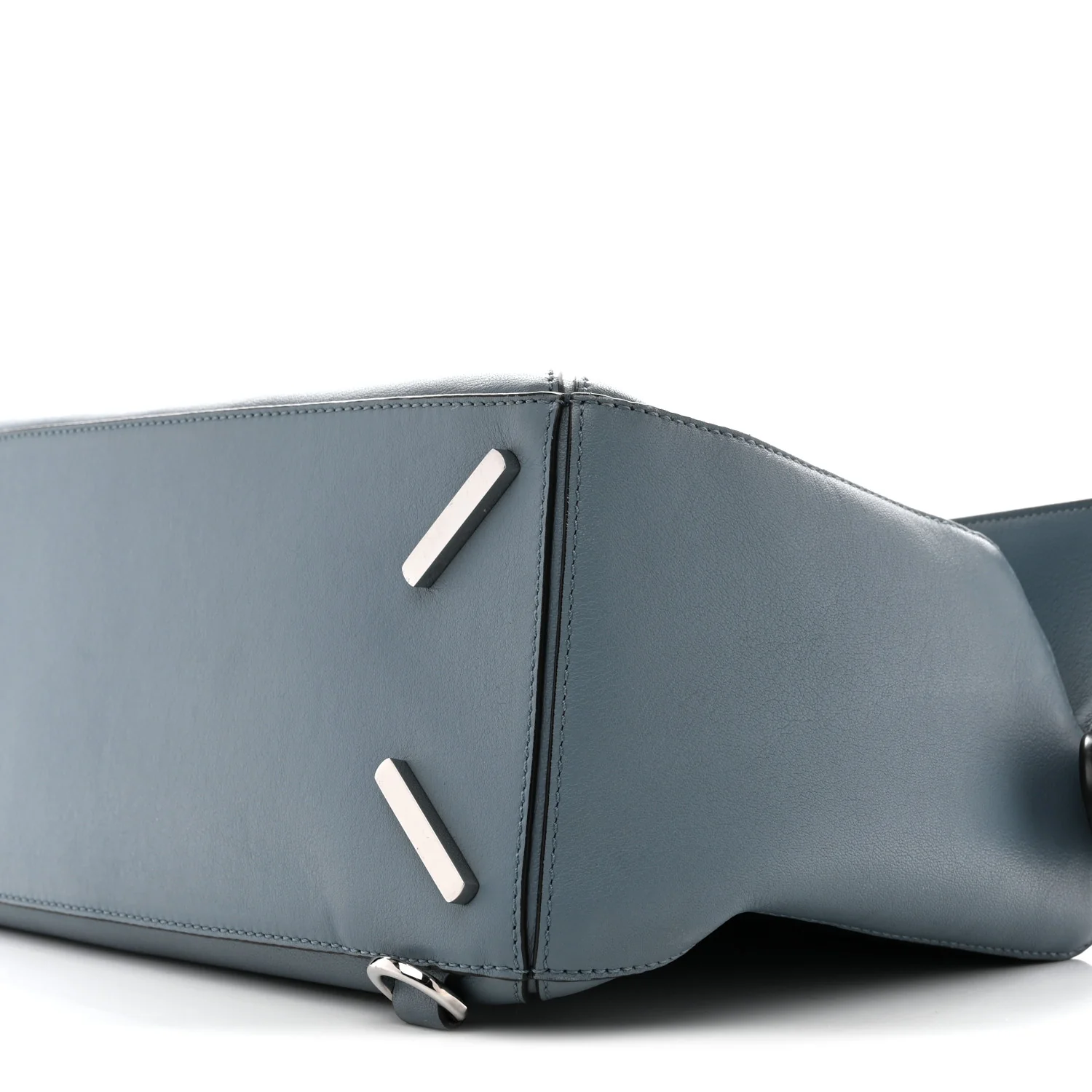 Calfskin Medium Puzzle Bag Stone Blue - Image 10