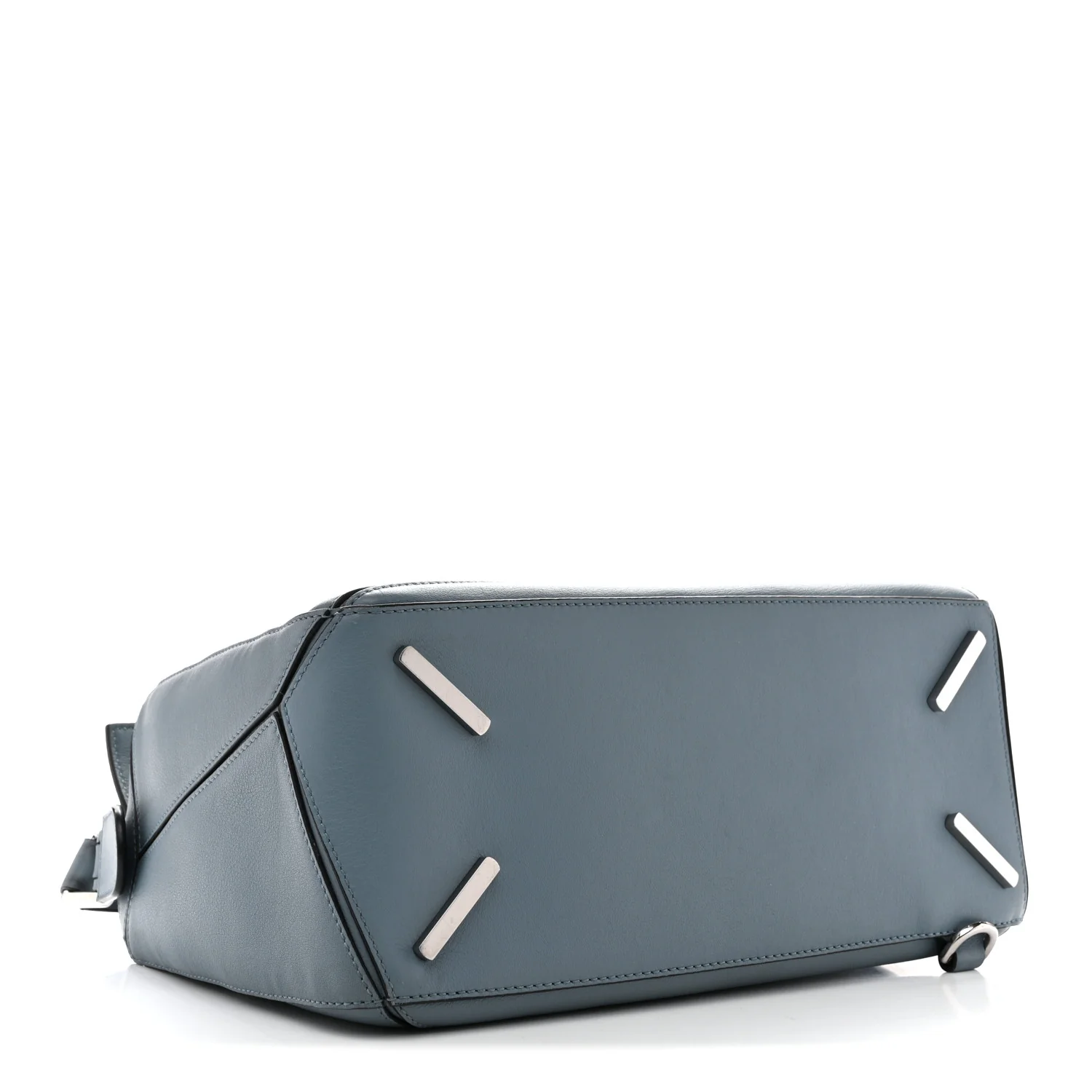 Calfskin Medium Puzzle Bag Stone Blue - Image 4