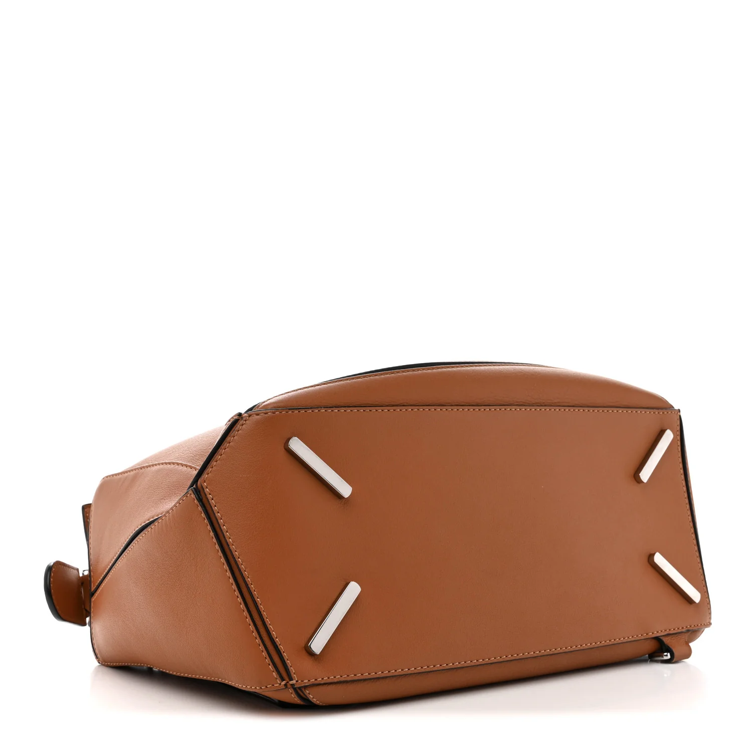 Calfskin Medium Puzzle Bag Tan - Image 4