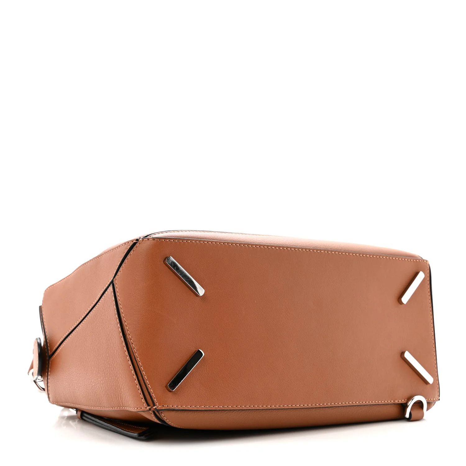 Calfskin Medium Puzzle Bag Tan - Image 4
